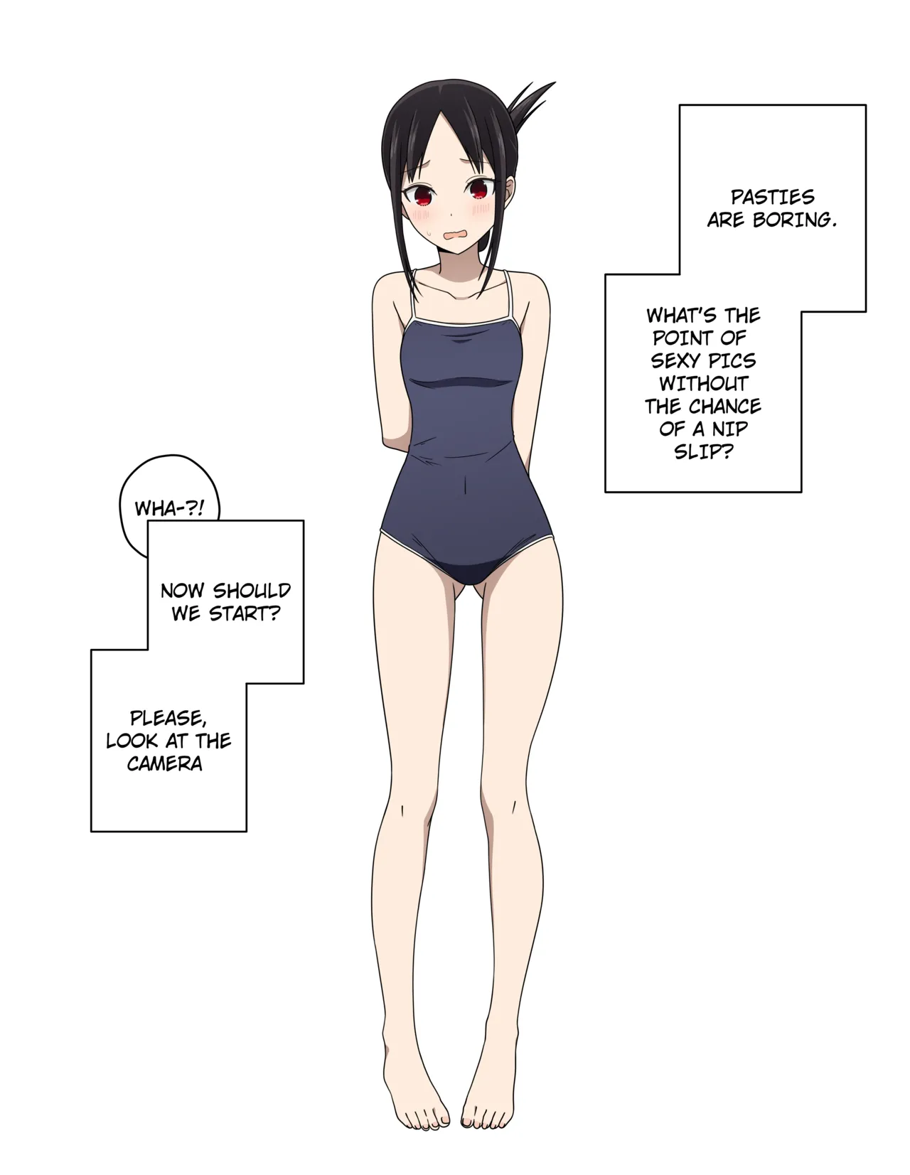 Shinomiya Kaguya's Swimsuit Photo Shoot - Part 1 Chapter 1 - page 7