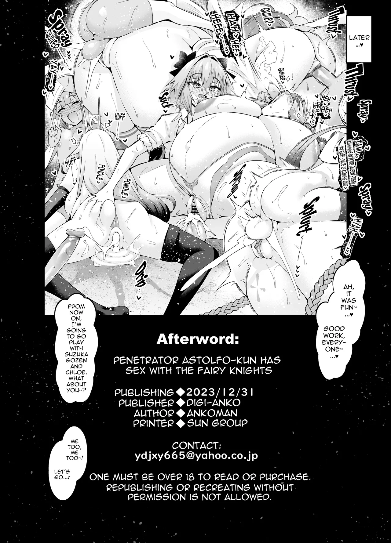 Saoyaku Astolfo-kyun ga Yousei Kishi to Ecchi Shimakuru Hon Chapter 1 - page 36