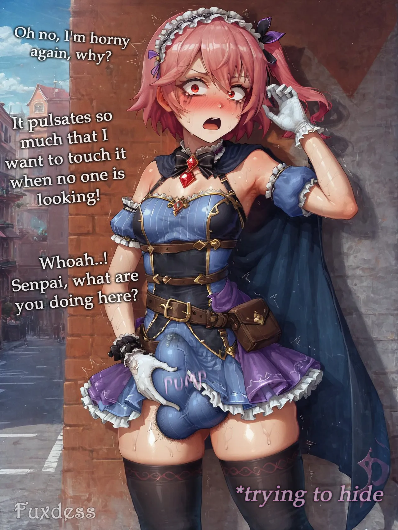 Potion show worker accidentally becomes a horribly sexy futanari monster! By Fuxdess, Part 2 Chapter 1 - page 12