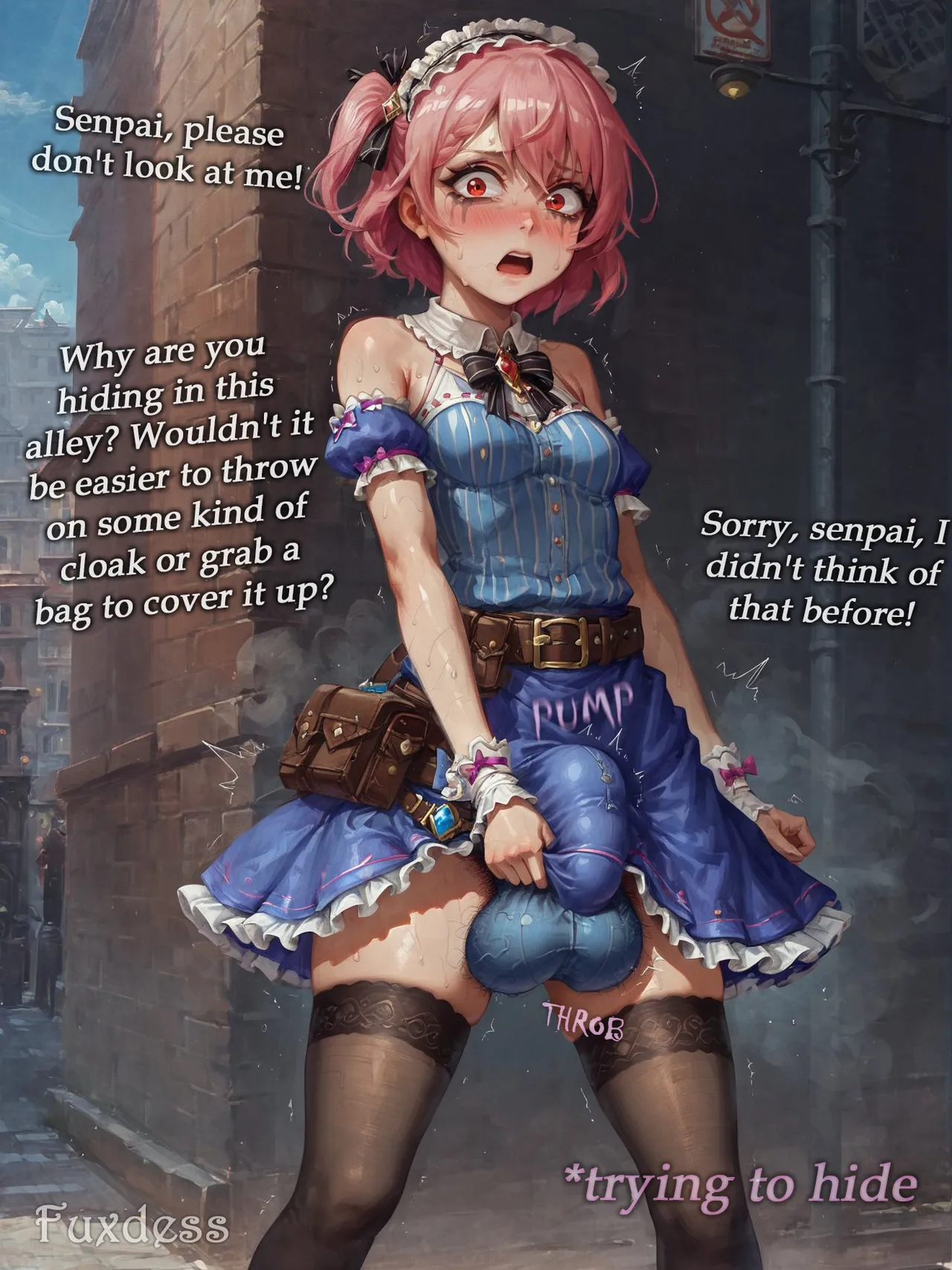 Potion show worker accidentally becomes a horribly sexy futanari monster! By Fuxdess, Part 2 Chapter 1 - page 13