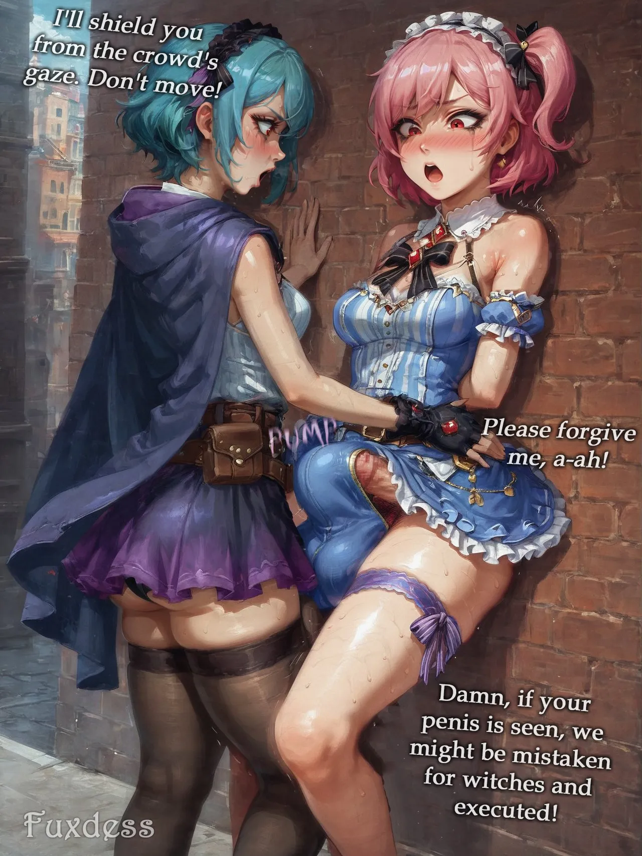 Potion show worker accidentally becomes a horribly sexy futanari monster! By Fuxdess, Part 2 Chapter 1 - page 14