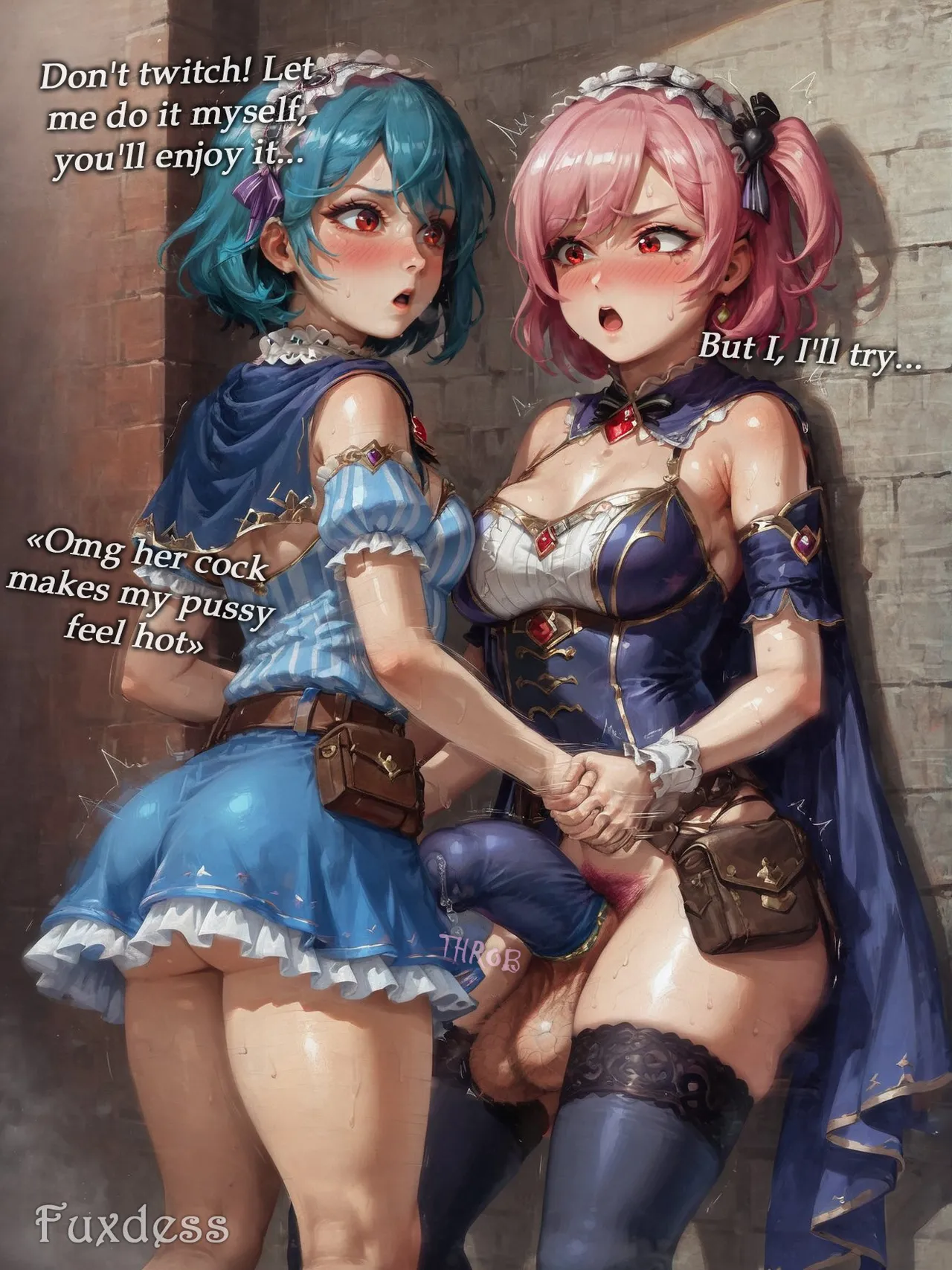 Potion show worker accidentally becomes a horribly sexy futanari monster! By Fuxdess, Part 2 Chapter 1 - page 17