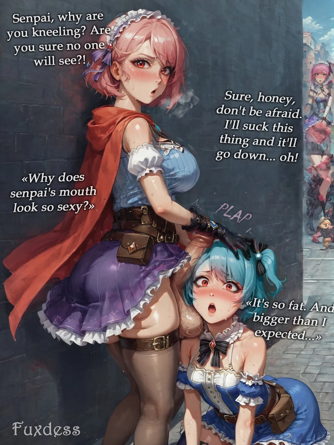 Potion show worker accidentally becomes a horribly sexy futanari monster! By Fuxdess, Part 2 Chapter 1 - page 22