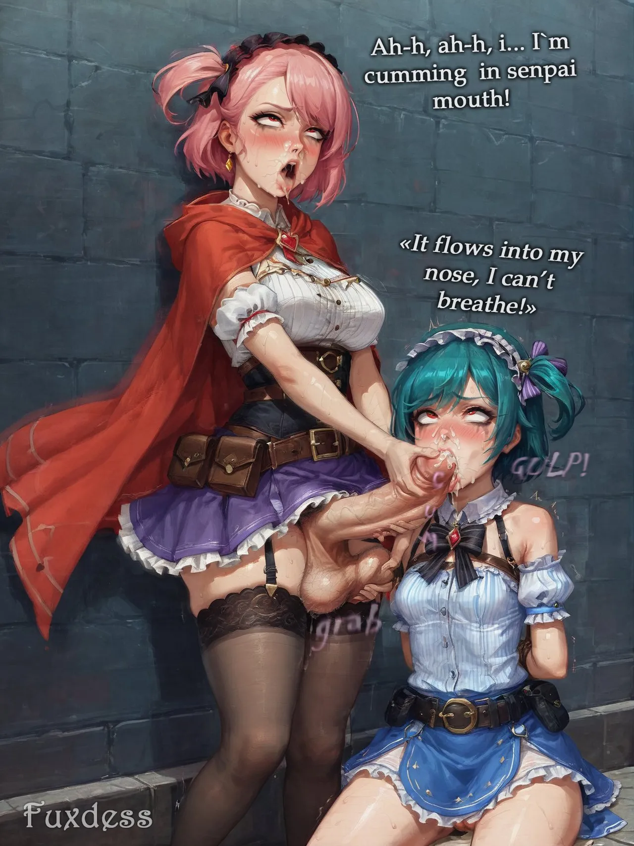 Potion show worker accidentally becomes a horribly sexy futanari monster! By Fuxdess, Part 2 Chapter 1 - page 26