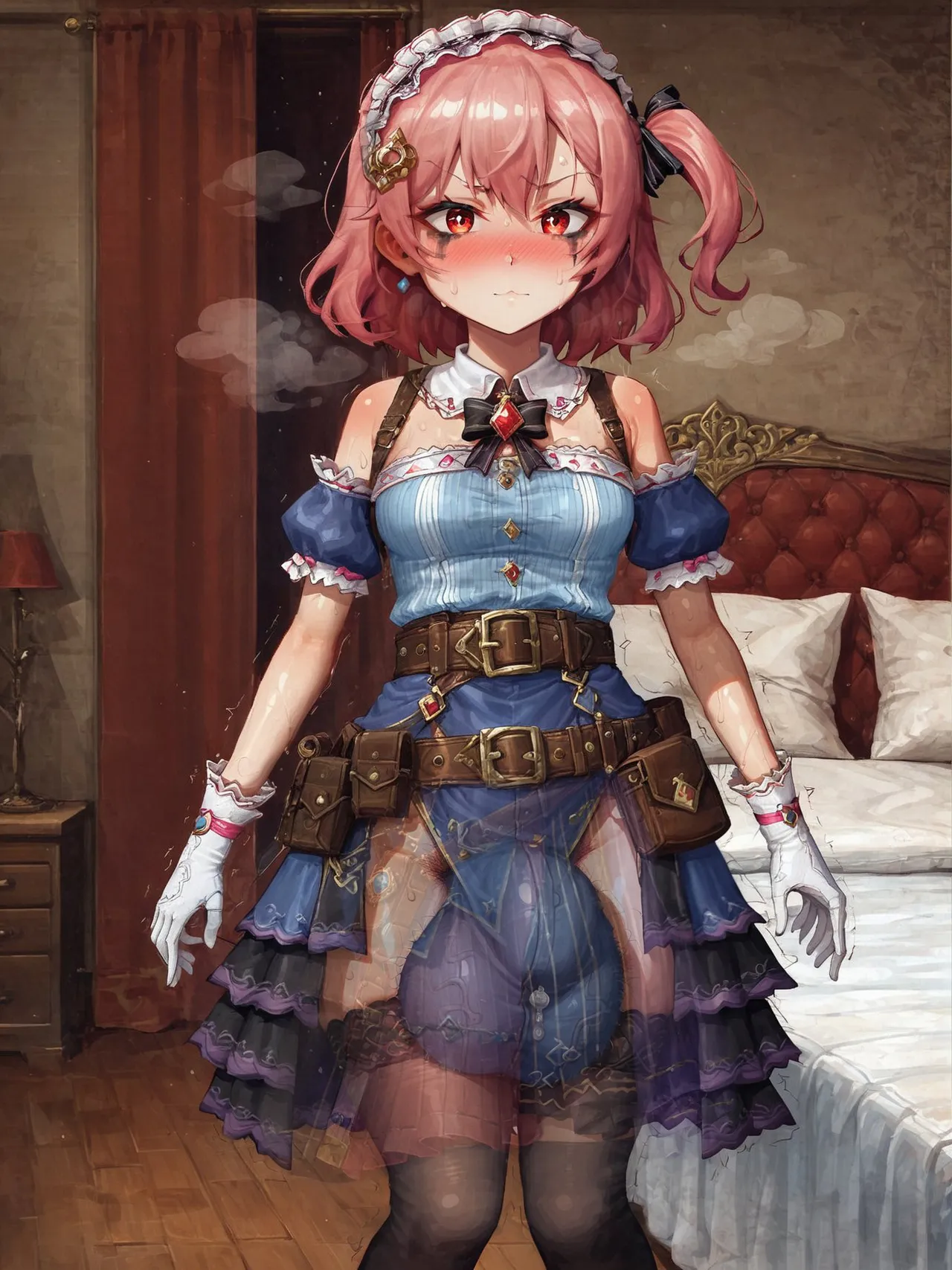 Potion show worker accidentally becomes a horribly sexy futanari monster! By Fuxdess, Part 2 Chapter 1 - page 41