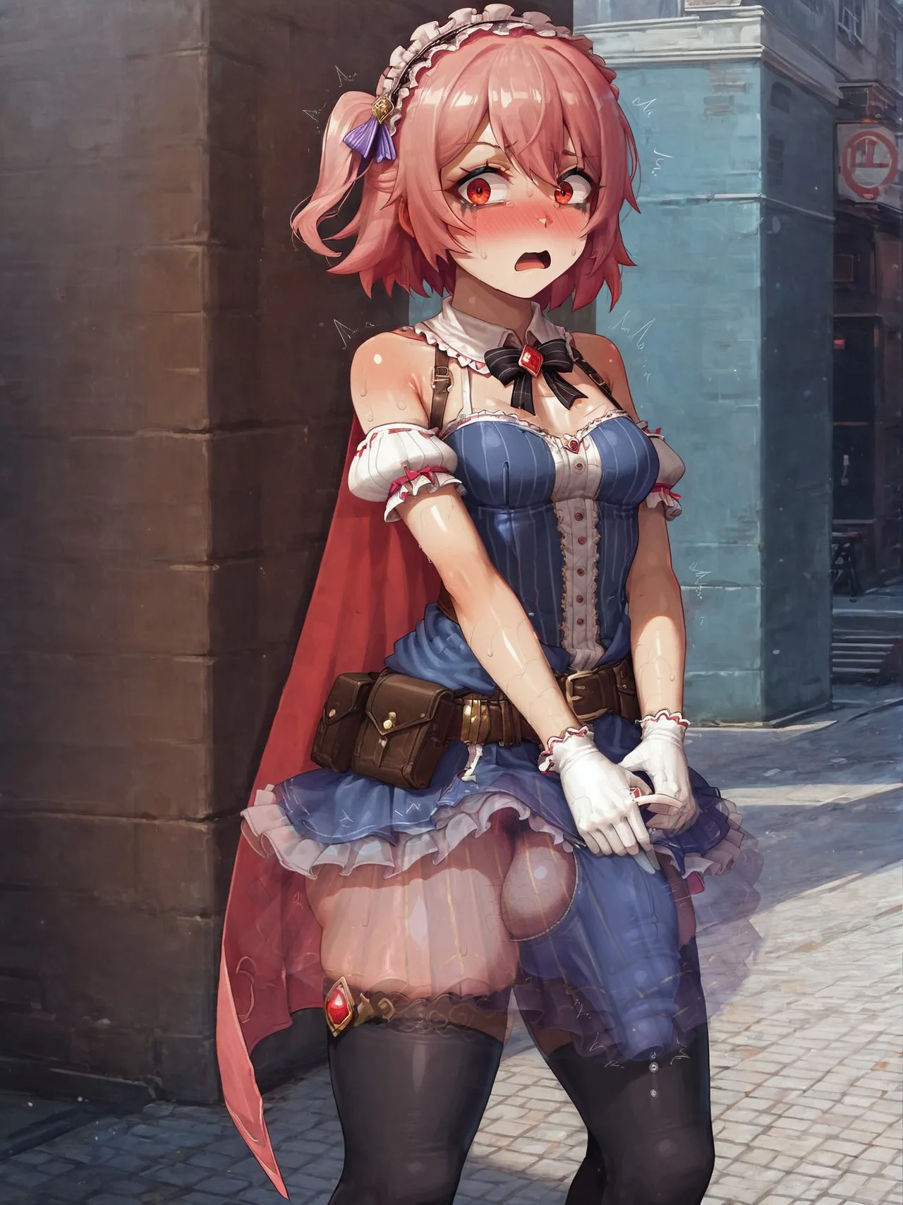 Potion show worker accidentally becomes a horribly sexy futanari monster! By Fuxdess, Part 2 Chapter 1 - page 43