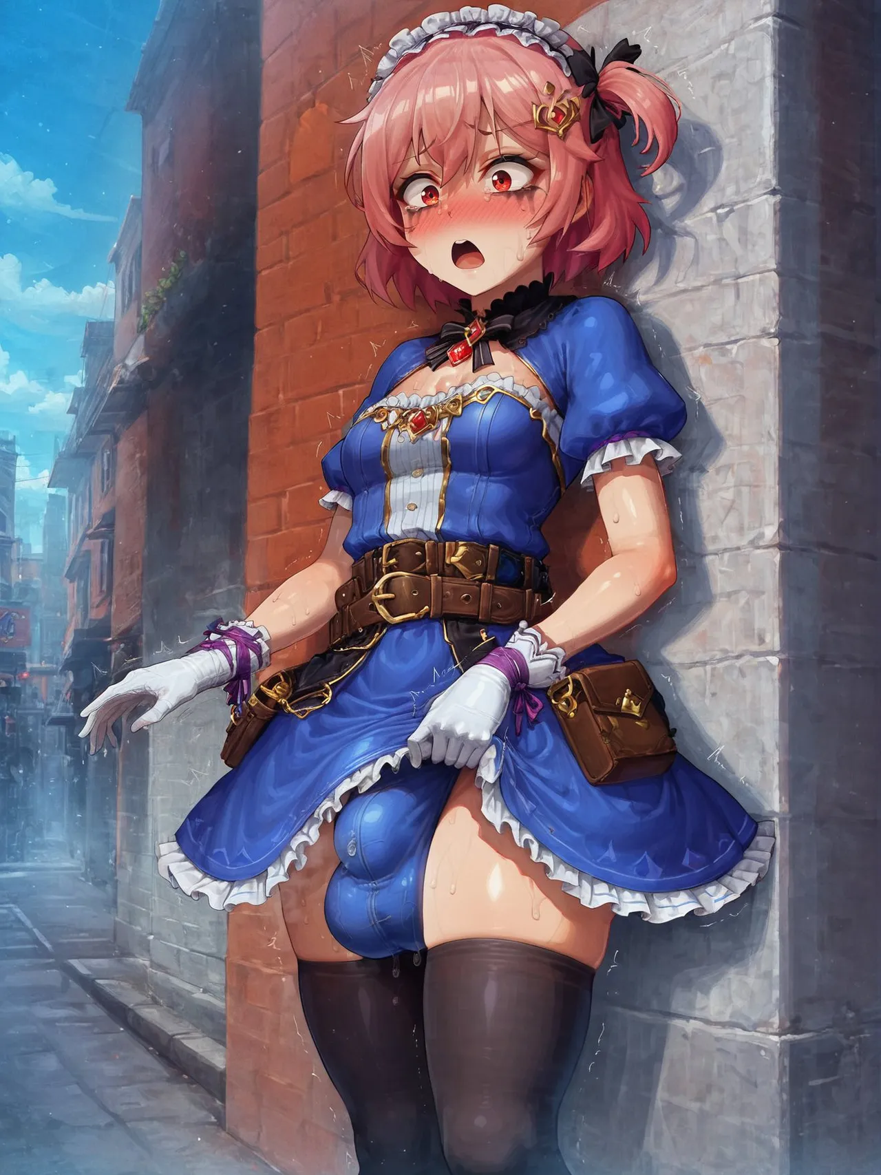 Potion show worker accidentally becomes a horribly sexy futanari monster! By Fuxdess, Part 2 Chapter 1 - page 46