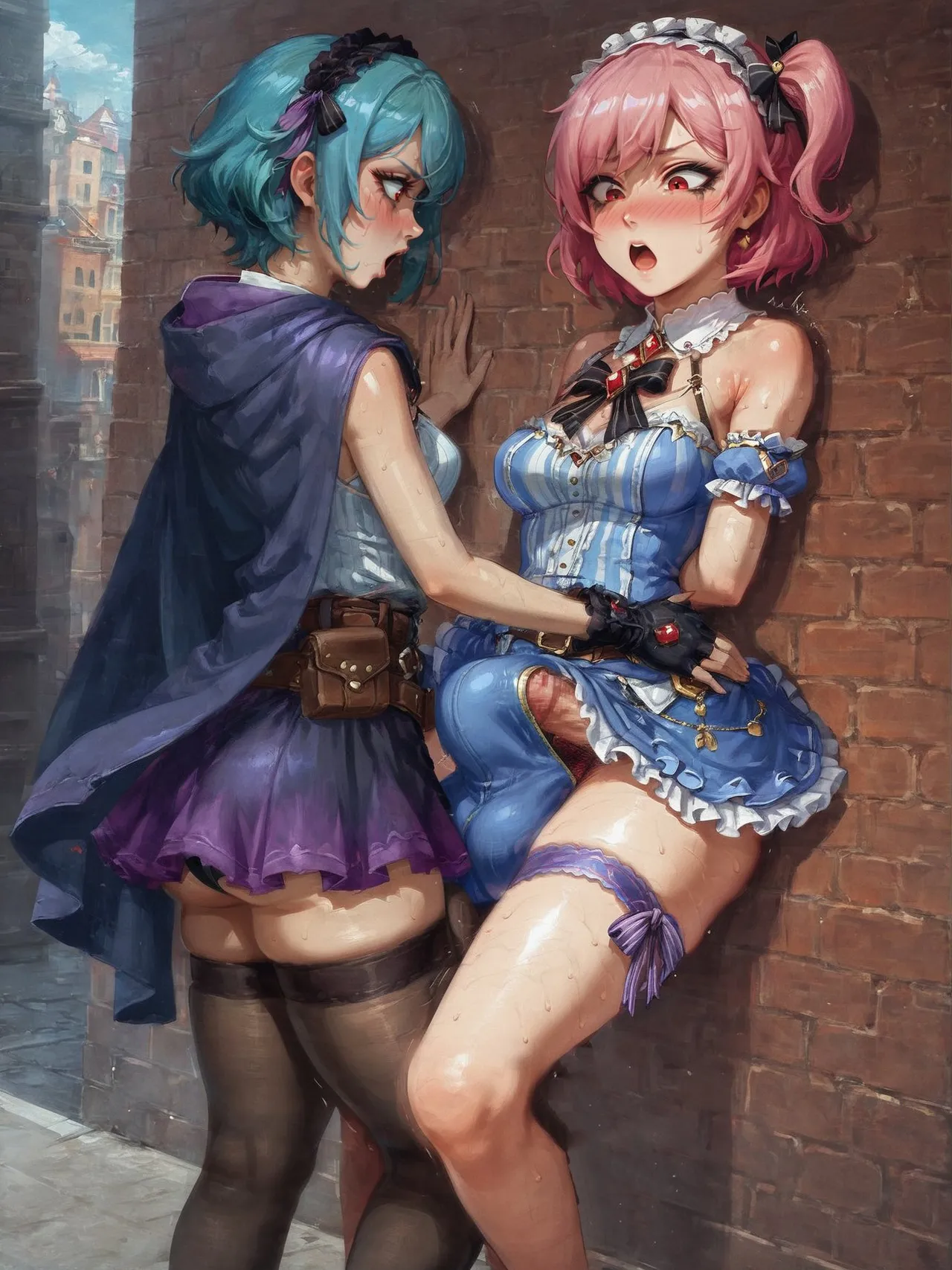 Potion show worker accidentally becomes a horribly sexy futanari monster! By Fuxdess, Part 2 Chapter 1 - page 49