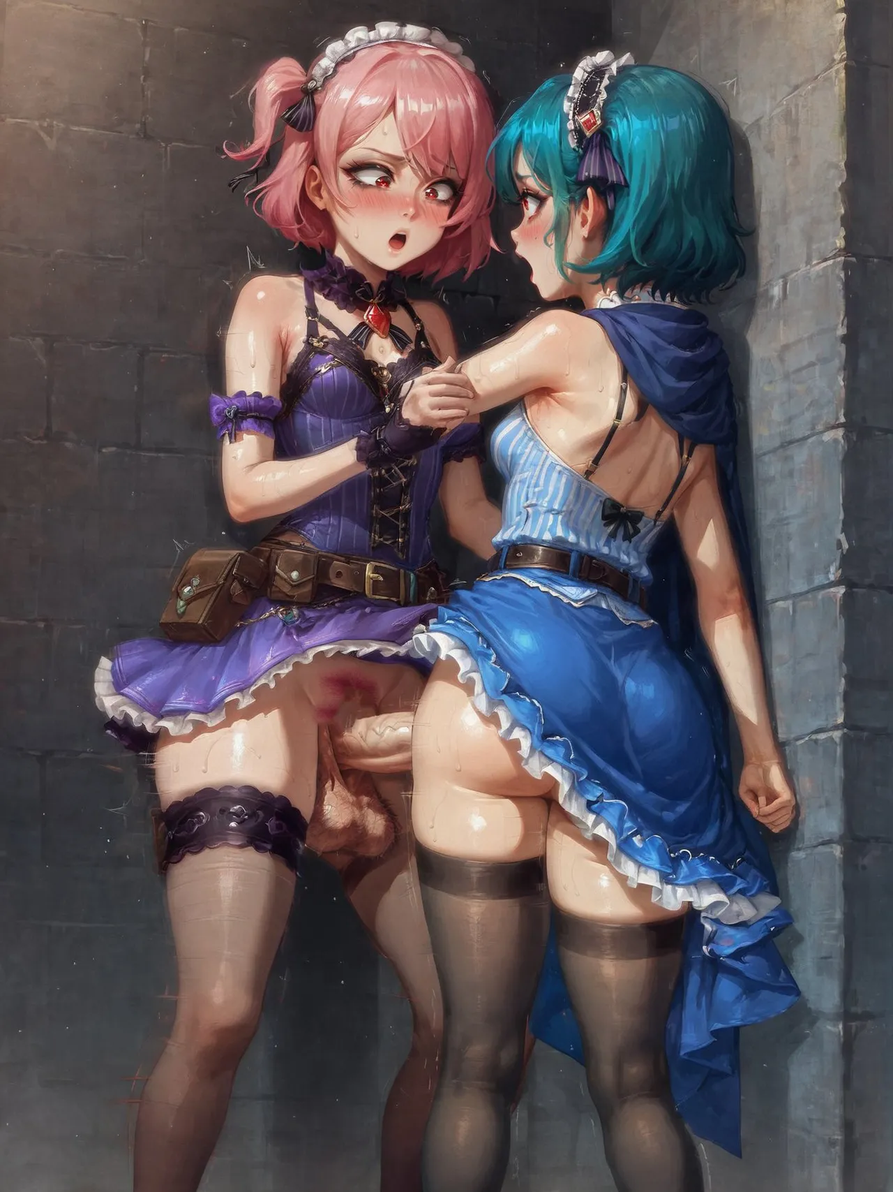 Potion show worker accidentally becomes a horribly sexy futanari monster! By Fuxdess, Part 2 Chapter 1 - page 53