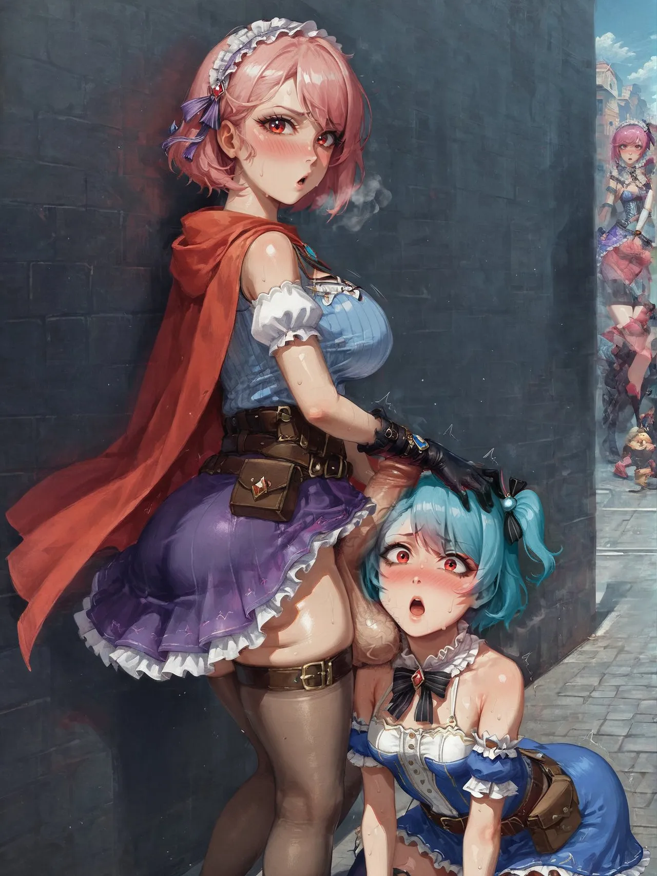 Potion show worker accidentally becomes a horribly sexy futanari monster! By Fuxdess, Part 2 Chapter 1 - page 57