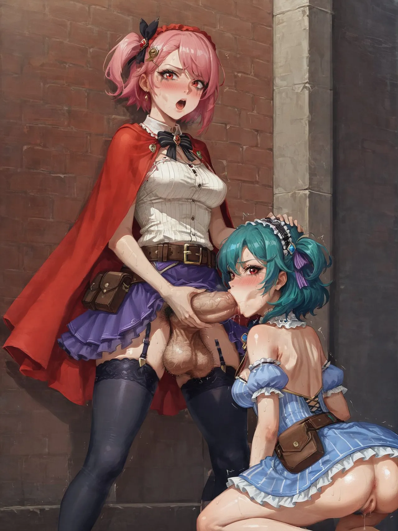 Potion show worker accidentally becomes a horribly sexy futanari monster! By Fuxdess, Part 2 Chapter 1 - page 58