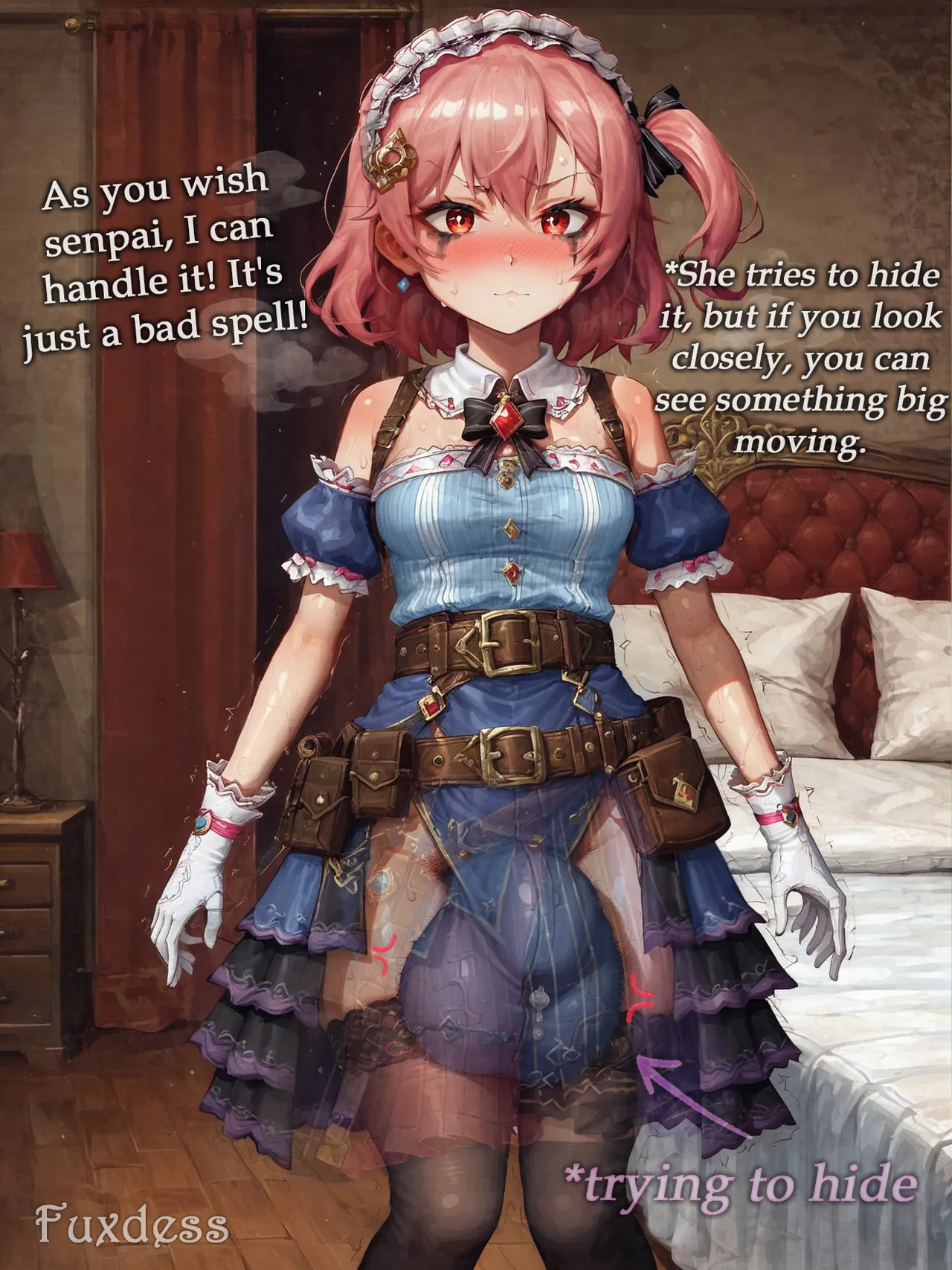 Potion show worker accidentally becomes a horribly sexy futanari monster! By Fuxdess, Part 2 Chapter 1 - page 6