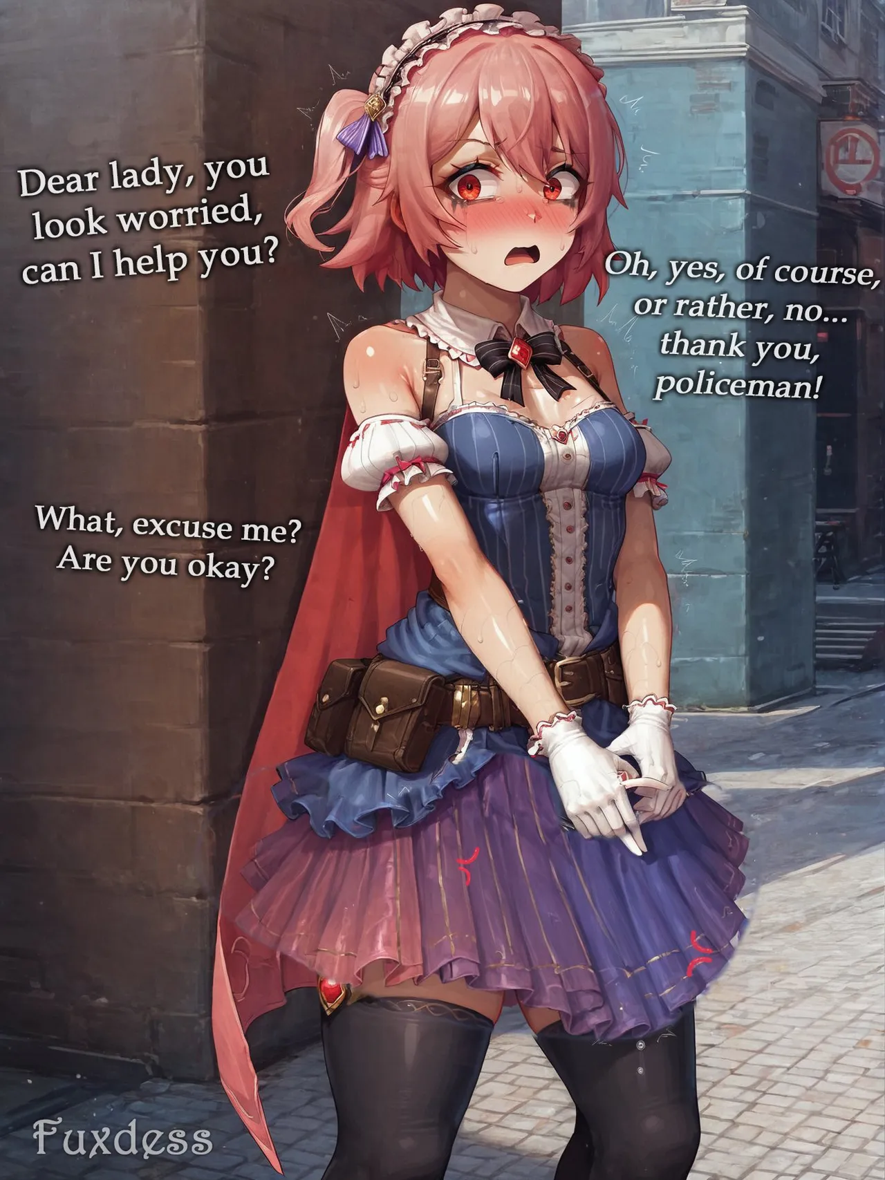 Potion show worker accidentally becomes a horribly sexy futanari monster! By Fuxdess, Part 2 Chapter 1 - page 7