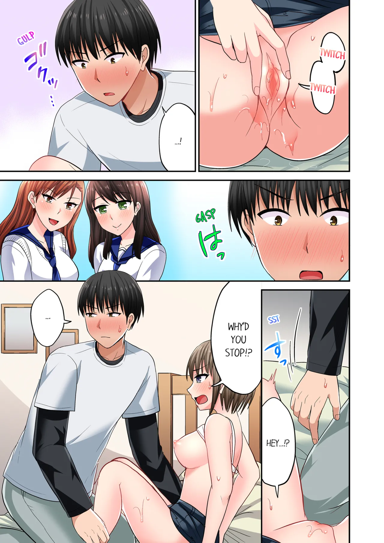 Pashiri no Shita Teku, Yabaitte... ~ Ebi Sori Iki Suru Namaiki Gyaru Chapter 3 - page 105