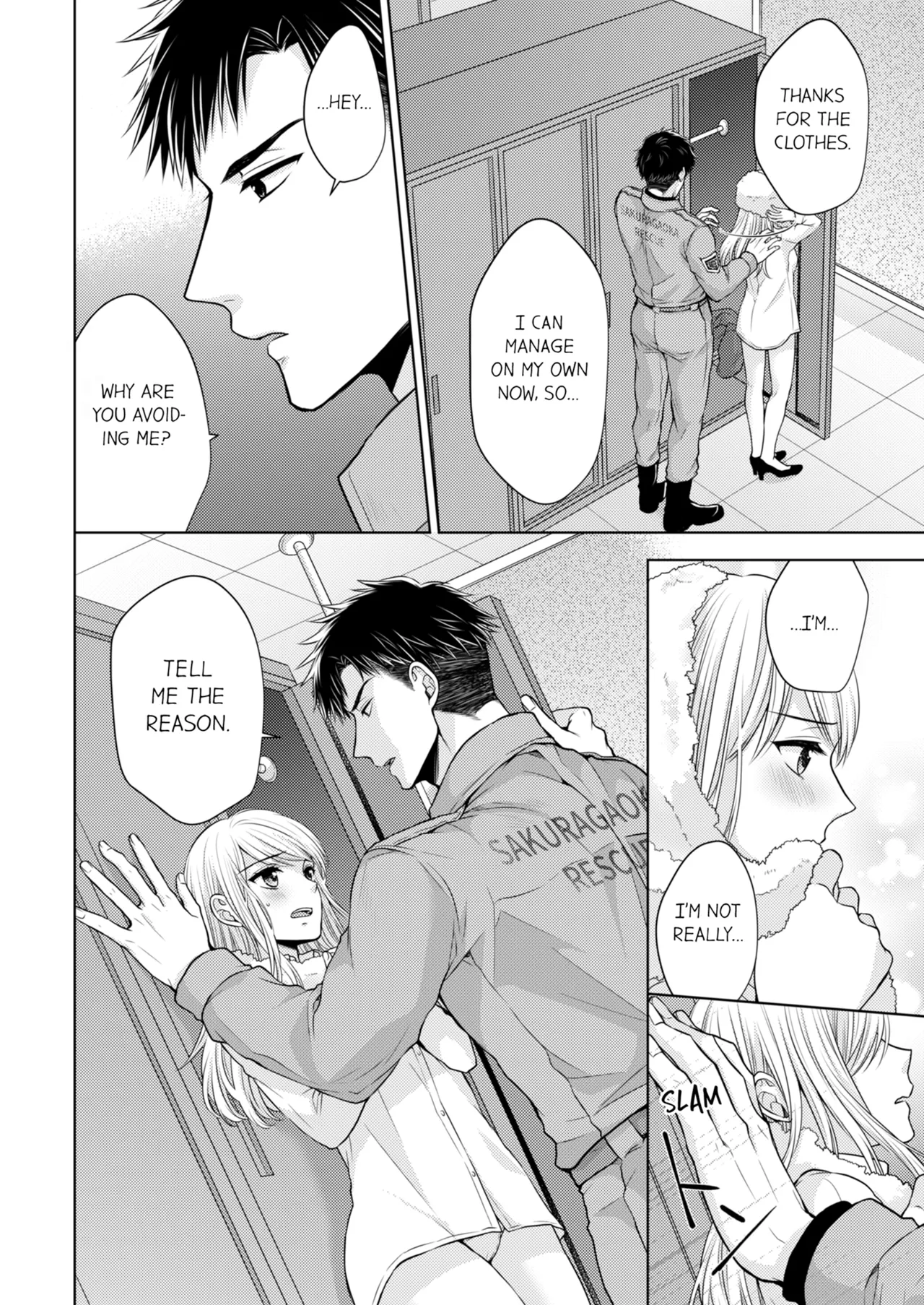 Yubisaki Kara Honki no Netsujō ～ Chara Otoko Shōbōshi wa Massuguna me de Watashi o Daita ～ Chapter 1 - page 105