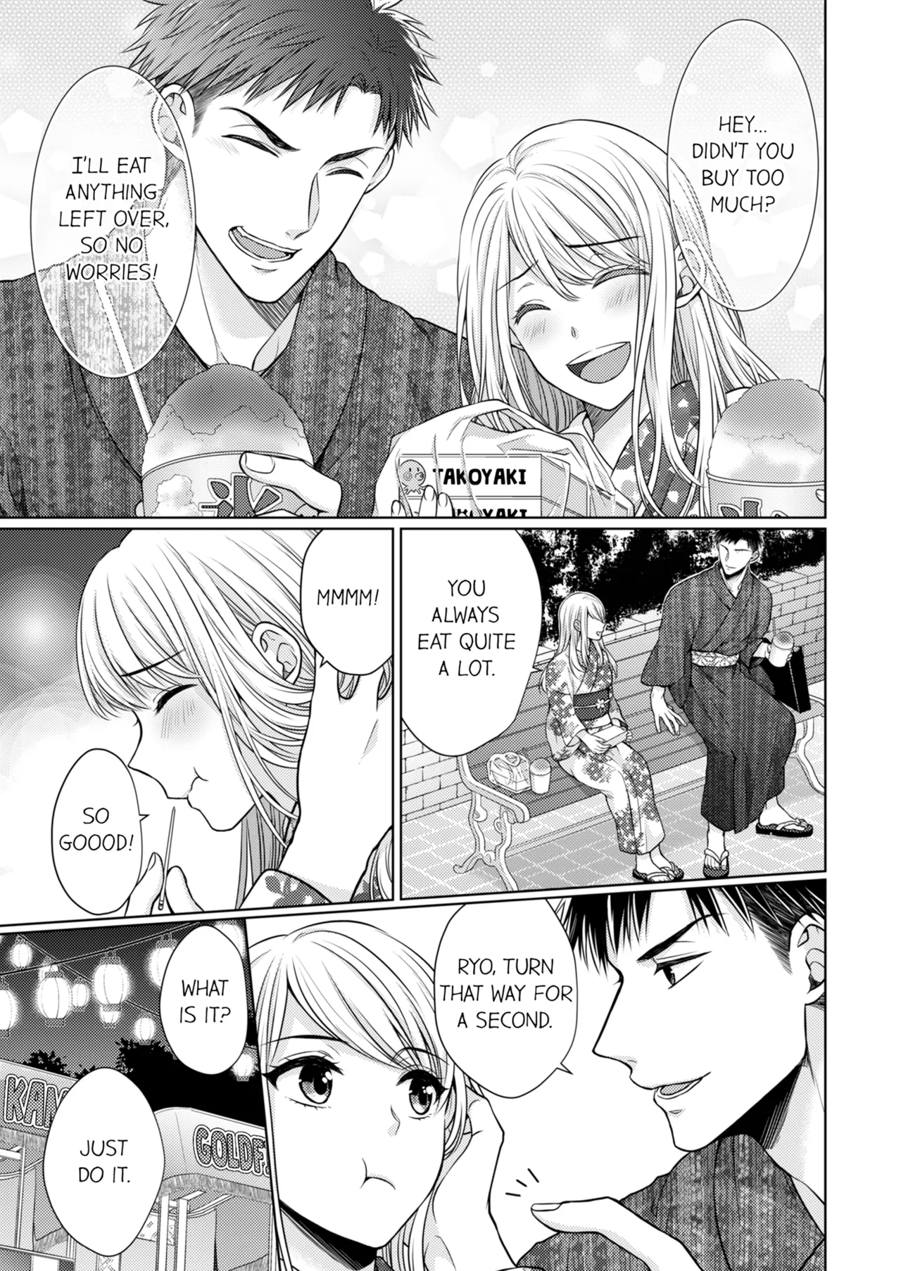 Yubisaki Kara Honki no Netsujō ～ Chara Otoko Shōbōshi wa Massuguna me de Watashi o Daita ～ Chapter 1 - page 134