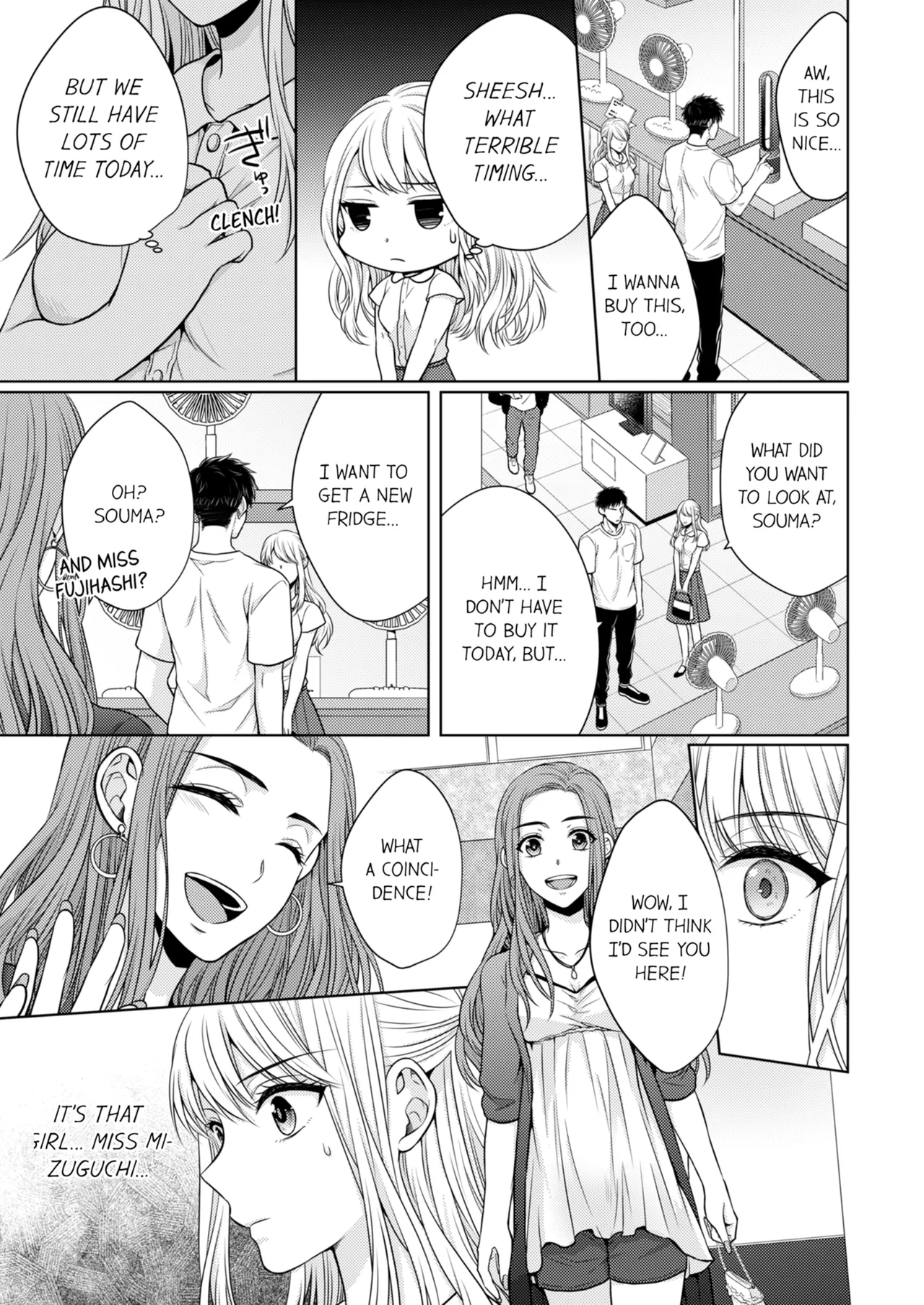 Yubisaki Kara Honki no Netsujō ～ Chara Otoko Shōbōshi wa Massuguna me de Watashi o Daita ～ Chapter 2-3 - page 46