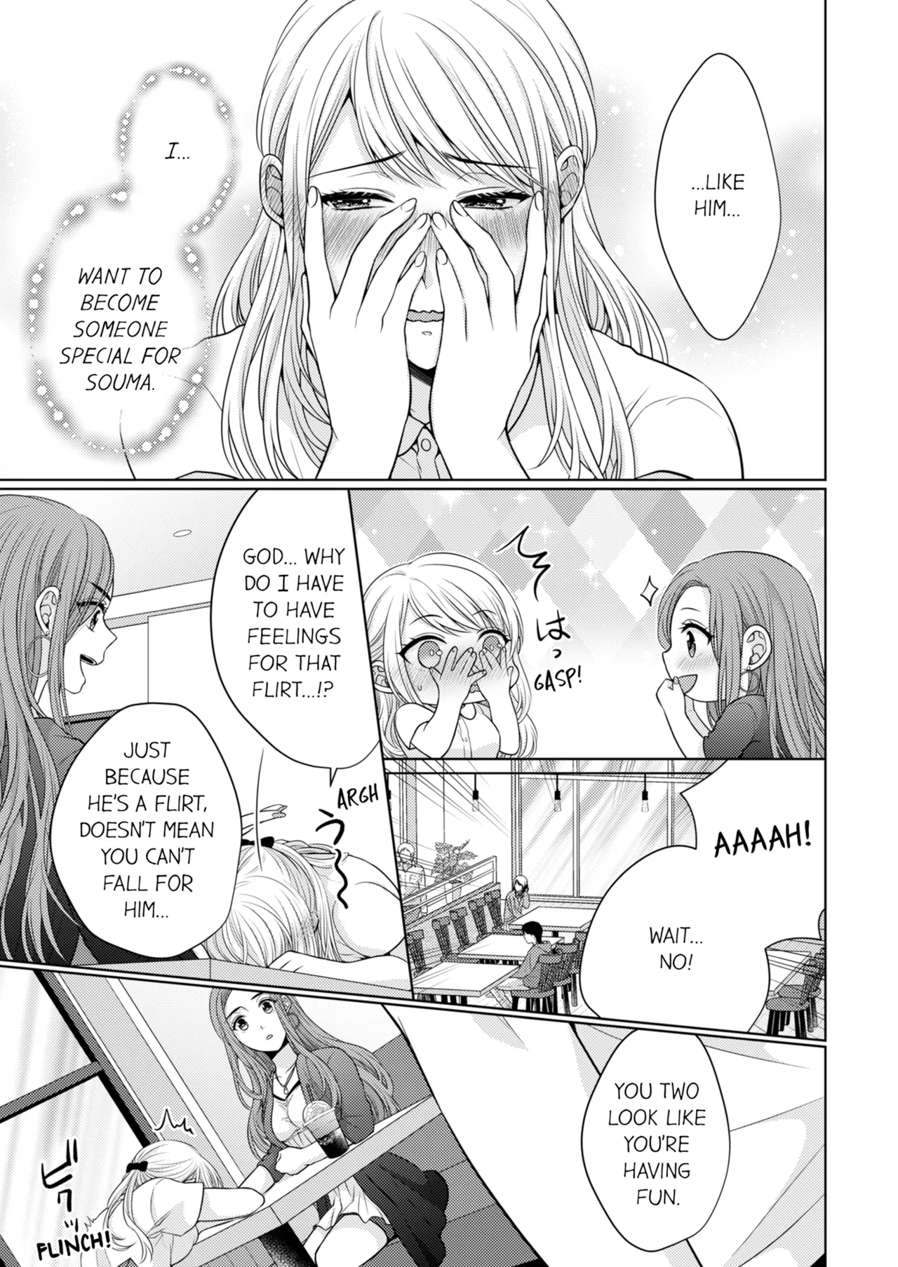 Yubisaki Kara Honki no Netsujō ～ Chara Otoko Shōbōshi wa Massuguna me de Watashi o Daita ～ Chapter 2-3 - page 54