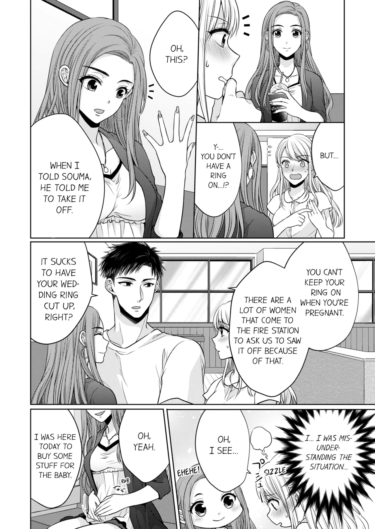 Yubisaki Kara Honki no Netsujō ～ Chara Otoko Shōbōshi wa Massuguna me de Watashi o Daita ～ Chapter 2-3 - page 57