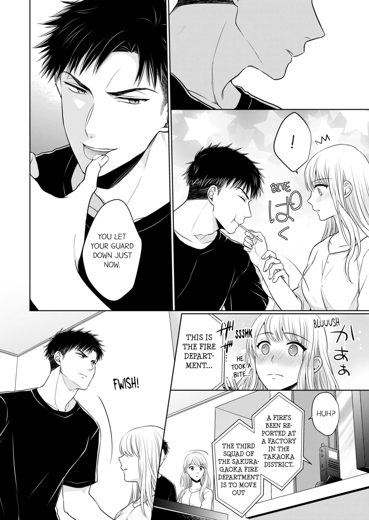 Yubisaki Kara Honki no Netsujō ～ Chara Otoko Shōbōshi wa Massuguna me de Watashi o Daita ～ Chapter 4-5 - page 71