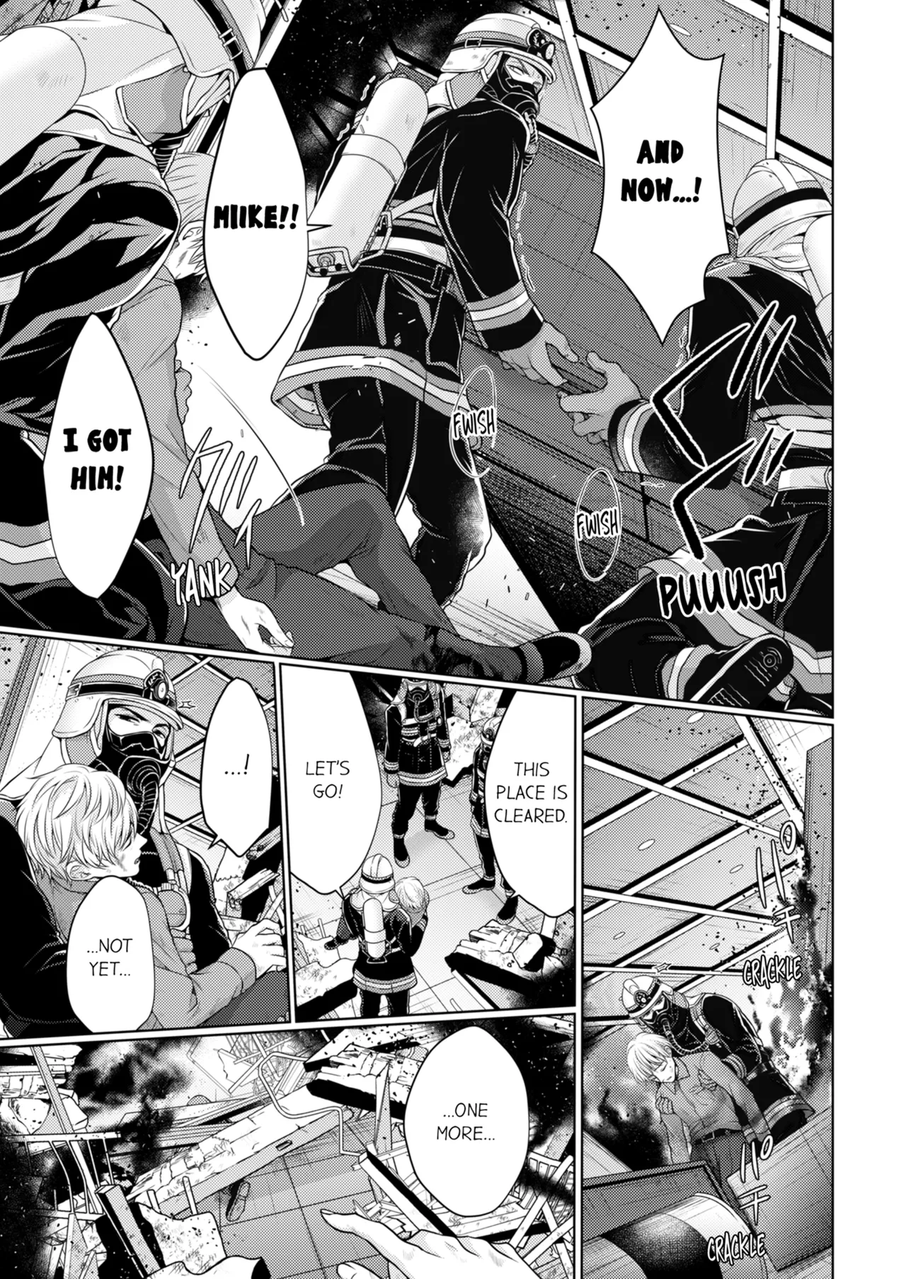 Yubisaki Kara Honki no Netsujō ～ Chara Otoko Shōbōshi wa Massuguna me de Watashi o Daita ～ Chapter 4-5 - page 76