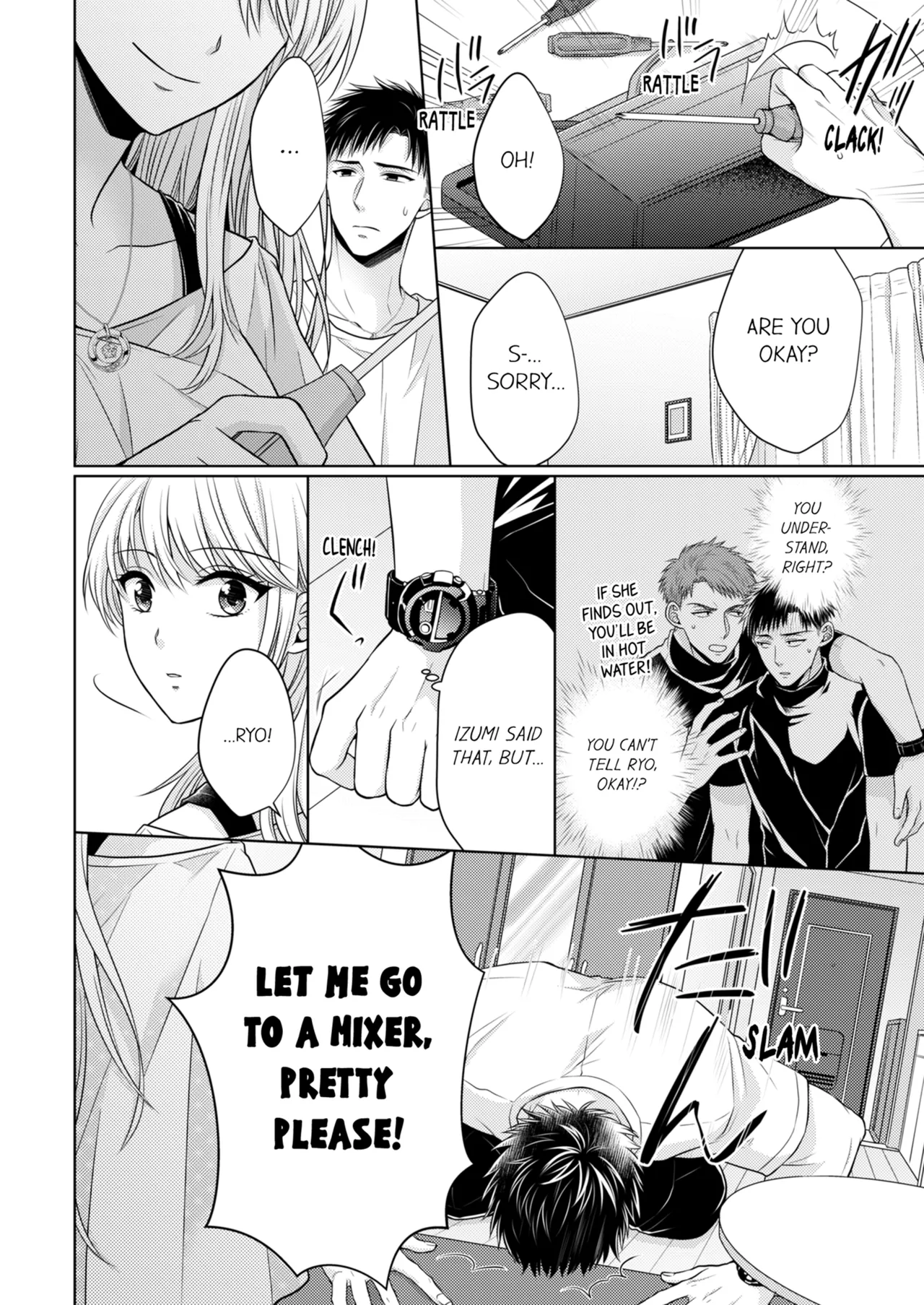 Yubisaki Kara Honki no Netsujō ～ Chara Otoko Shōbōshi wa Massuguna me de Watashi o Daita ～ Chapter 4-5 - page 97