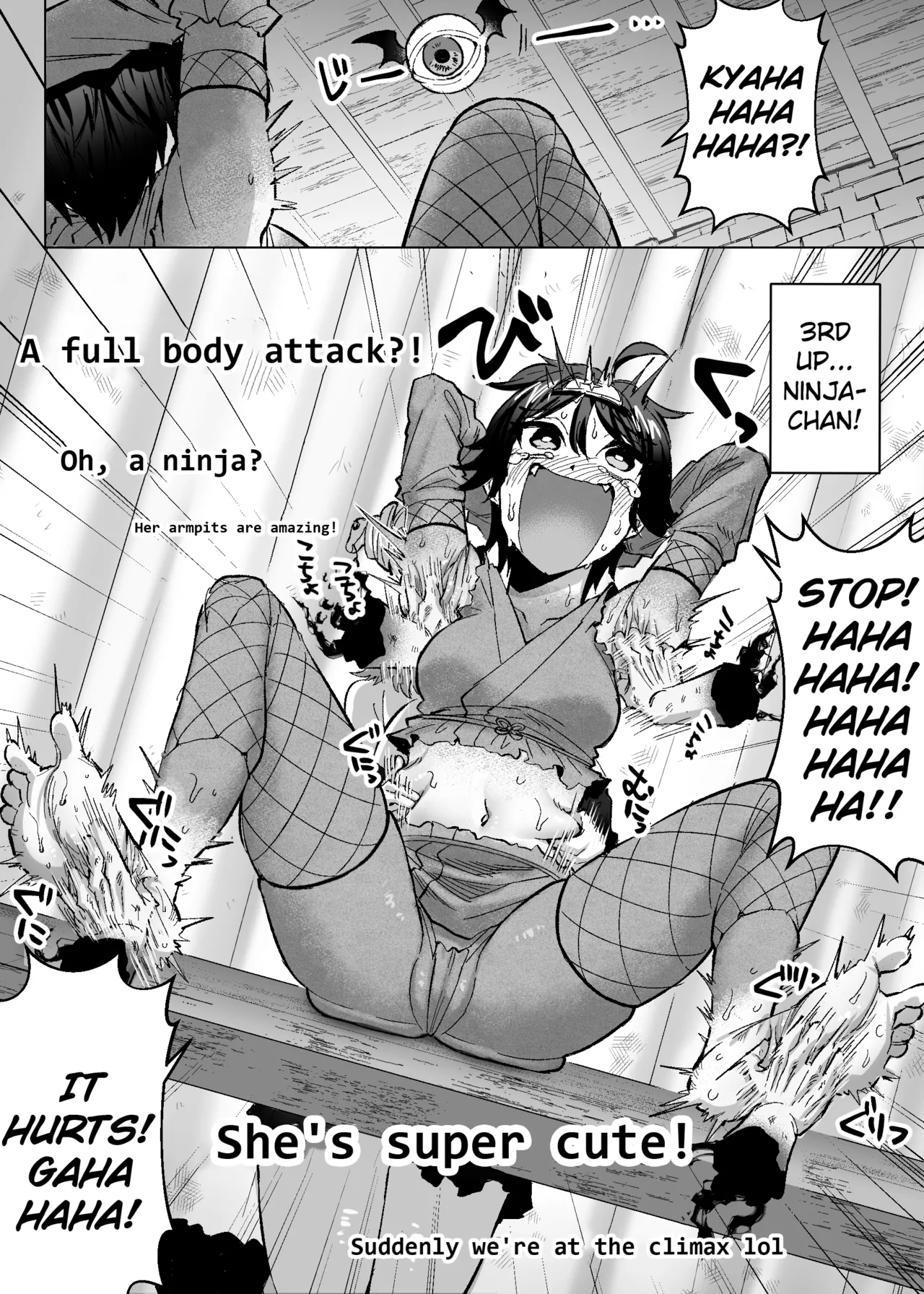 Medusa's Tickling Live Stream ~Three Adventurers Tickled to Death~ Chapter 1 - page 19