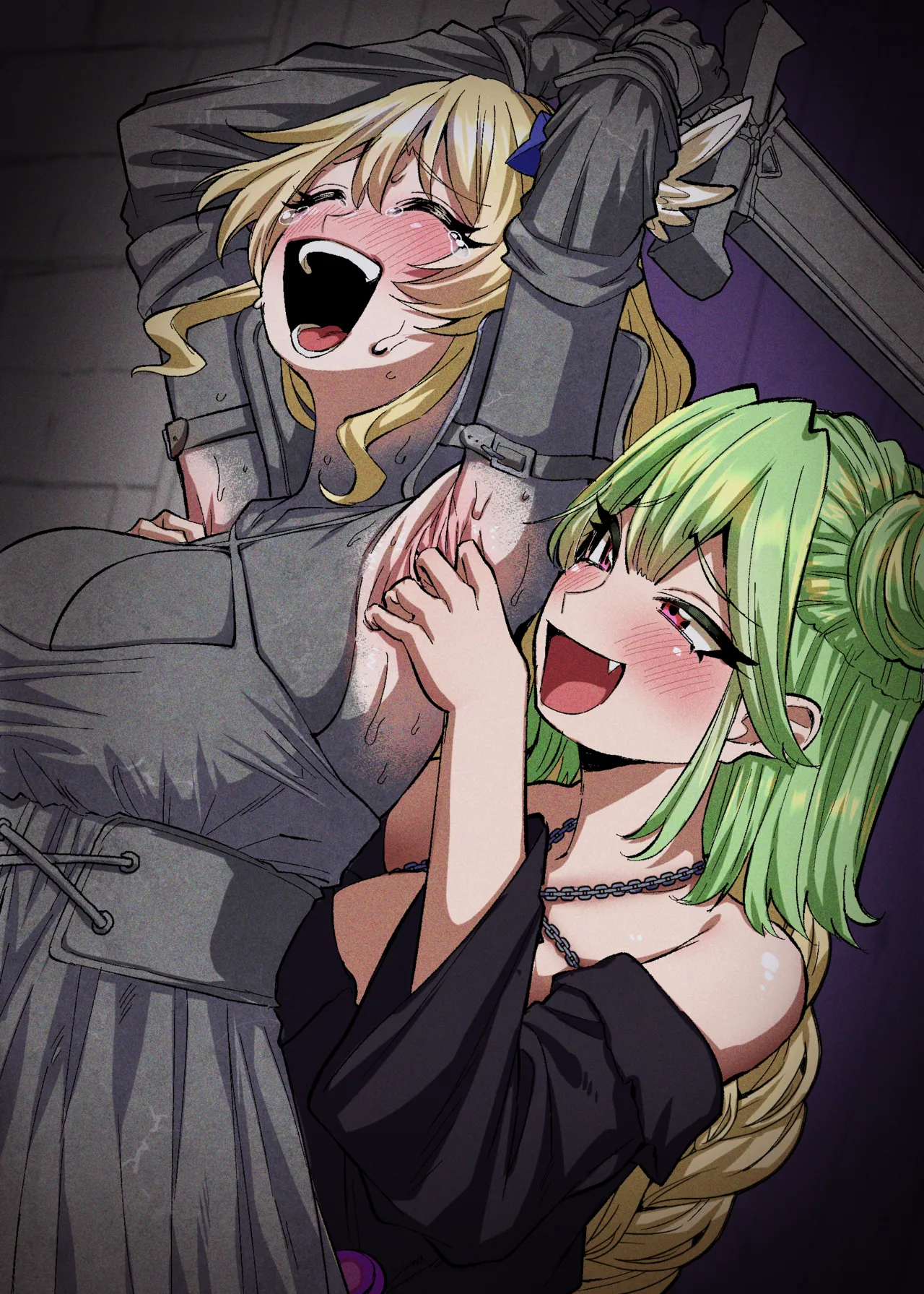 Medusa's Tickling Live Stream ~Three Adventurers Tickled to Death~ Chapter 1 - page 26