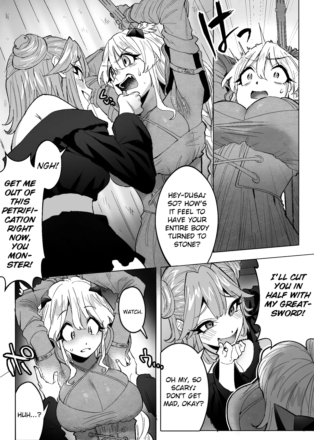 Medusa's Tickling Live Stream ~Three Adventurers Tickled to Death~ Chapter 1 - page 5