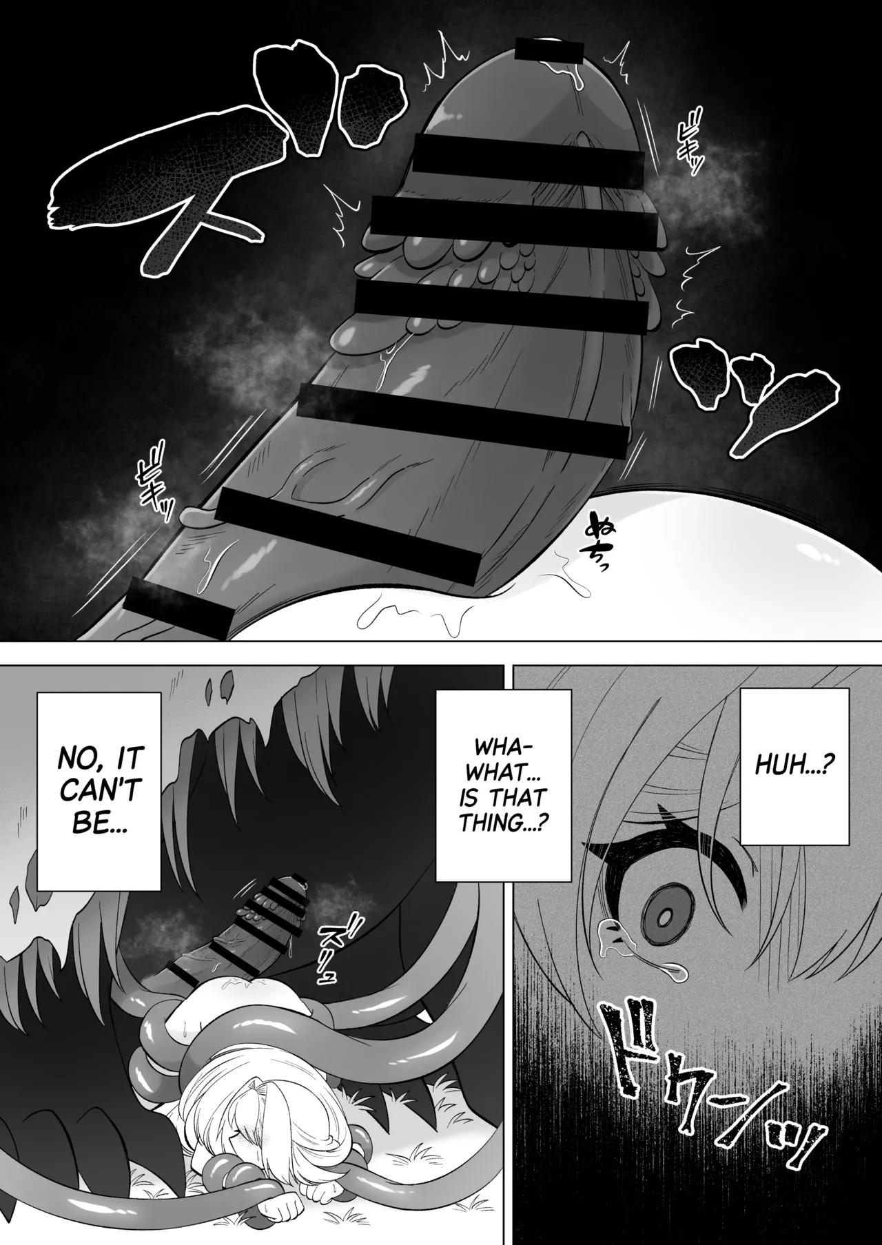 Aru Hi Mori no Naka Shokushu no Kaibutsu ni Tanetsuke Koubi Sareru Shoujo no Ohanashi Chapter 1 - page 38