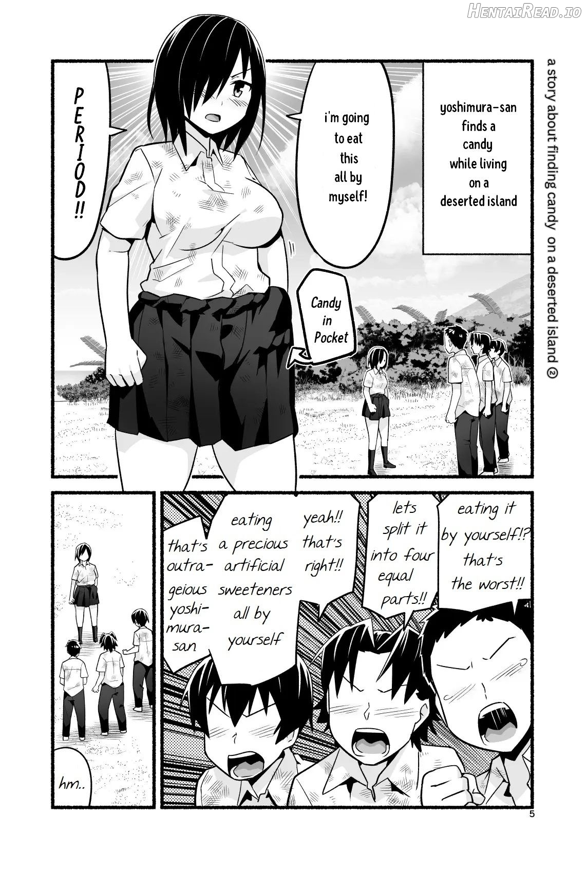 Mujintou de Ame-dama o Mitsukeru Hanashi. Yoshimura-san! 4 Chapter 1 - page 10