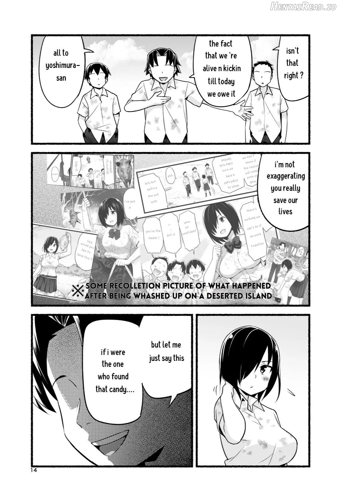 Mujintou de Ame-dama o Mitsukeru Hanashi. Yoshimura-san! 4 Chapter 1 - page 19
