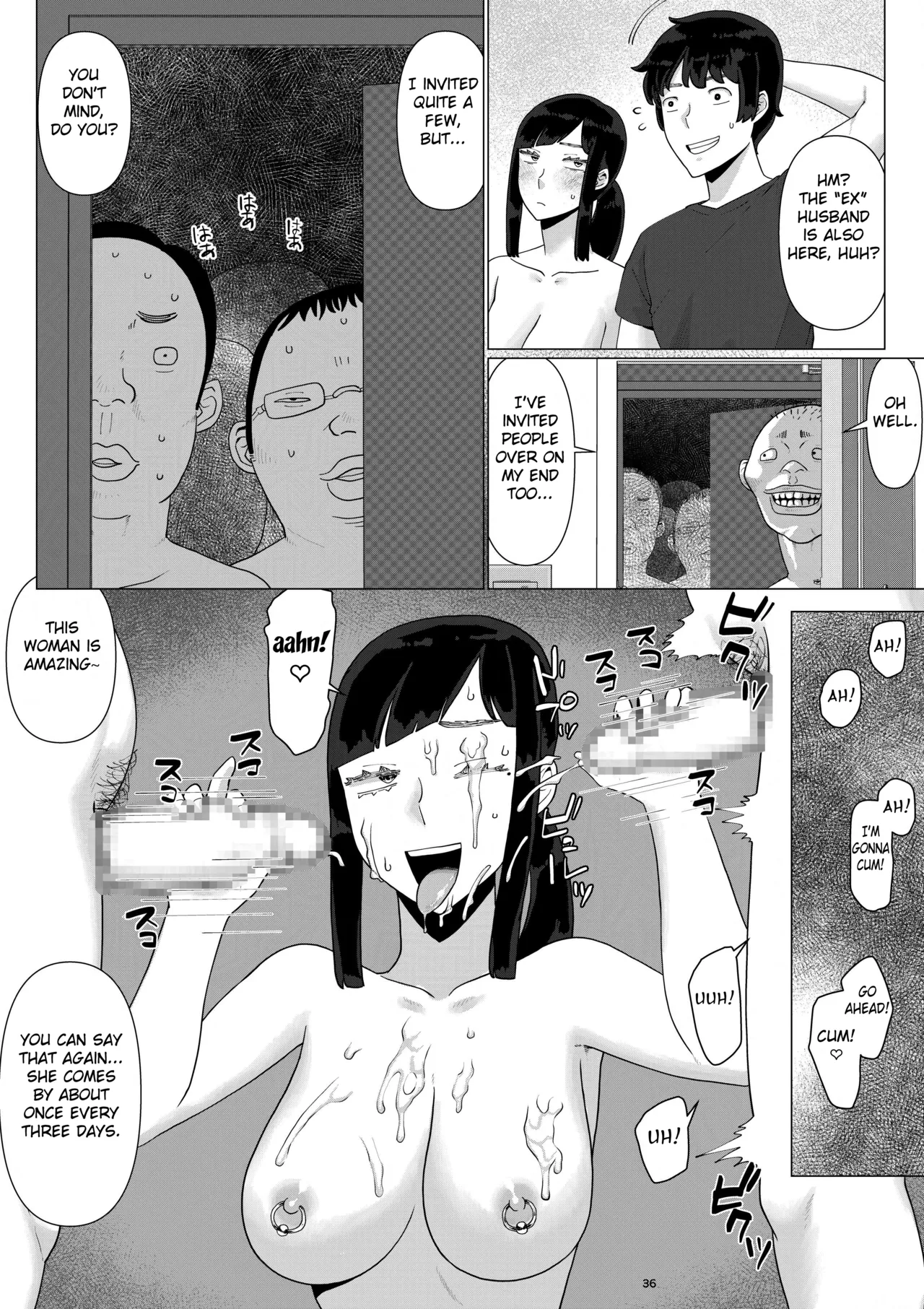 Chieri-san wa Makerarenai! 3 -Otto Kounin de Dare no Seishi demo Jusei suru Hentai Benki Zuma- Dai 5-kan Chapter 1 - page 38