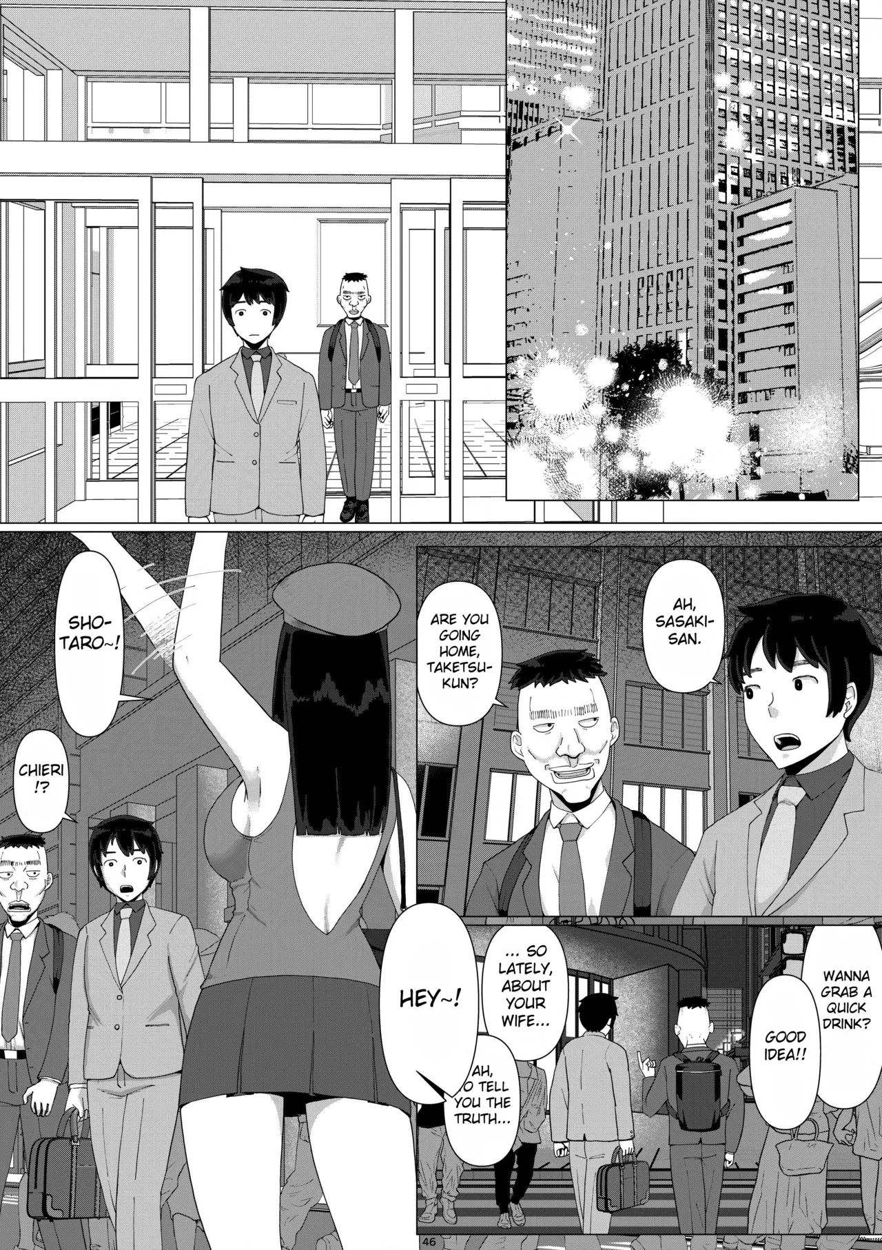 Chieri-san wa Makerarenai! 3 -Otto Kounin de Dare no Seishi demo Jusei suru Hentai Benki Zuma- Dai 5-kan Chapter 1 - page 48