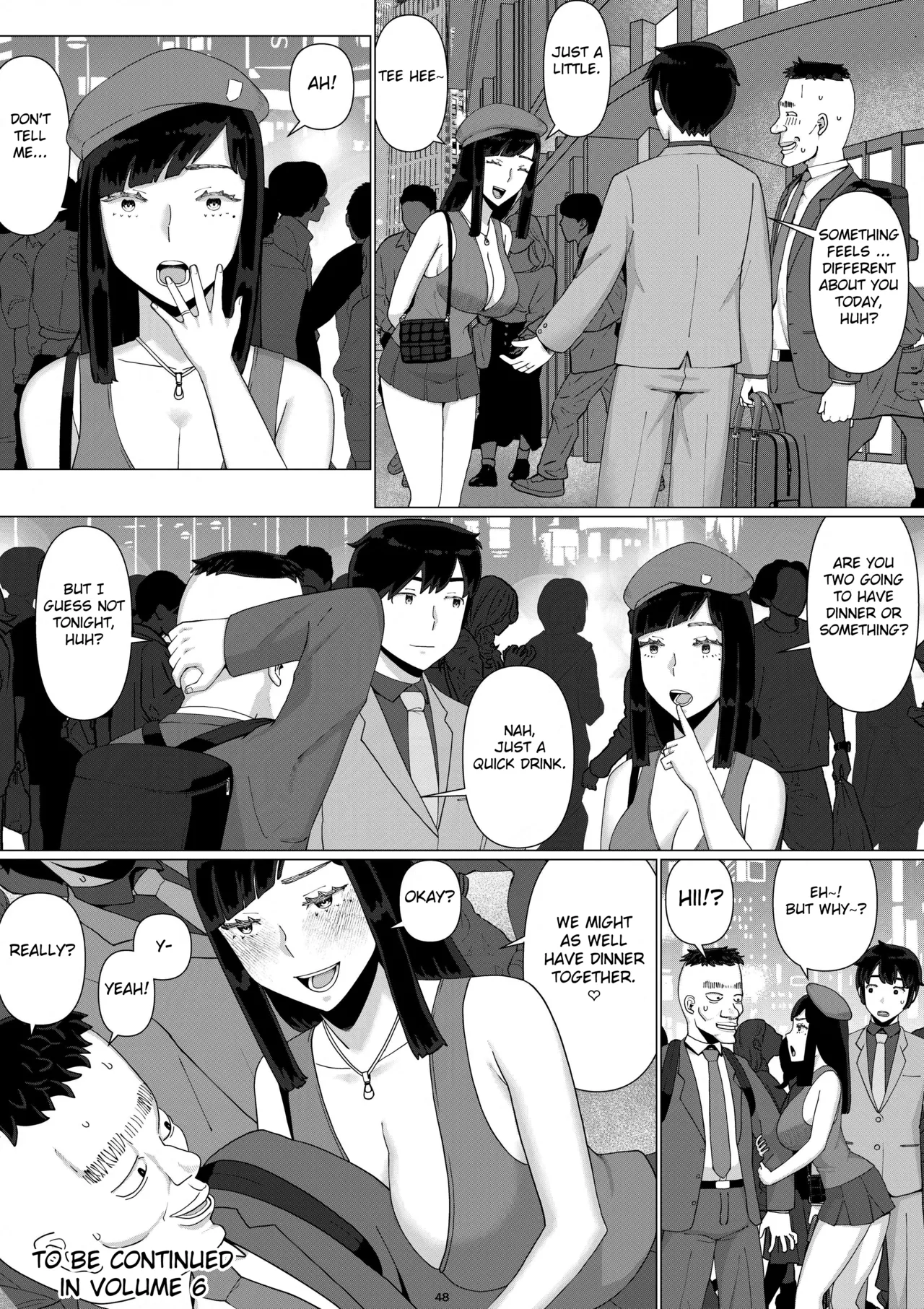 Chieri-san wa Makerarenai! 3 -Otto Kounin de Dare no Seishi demo Jusei suru Hentai Benki Zuma- Dai 5-kan Chapter 1 - page 50