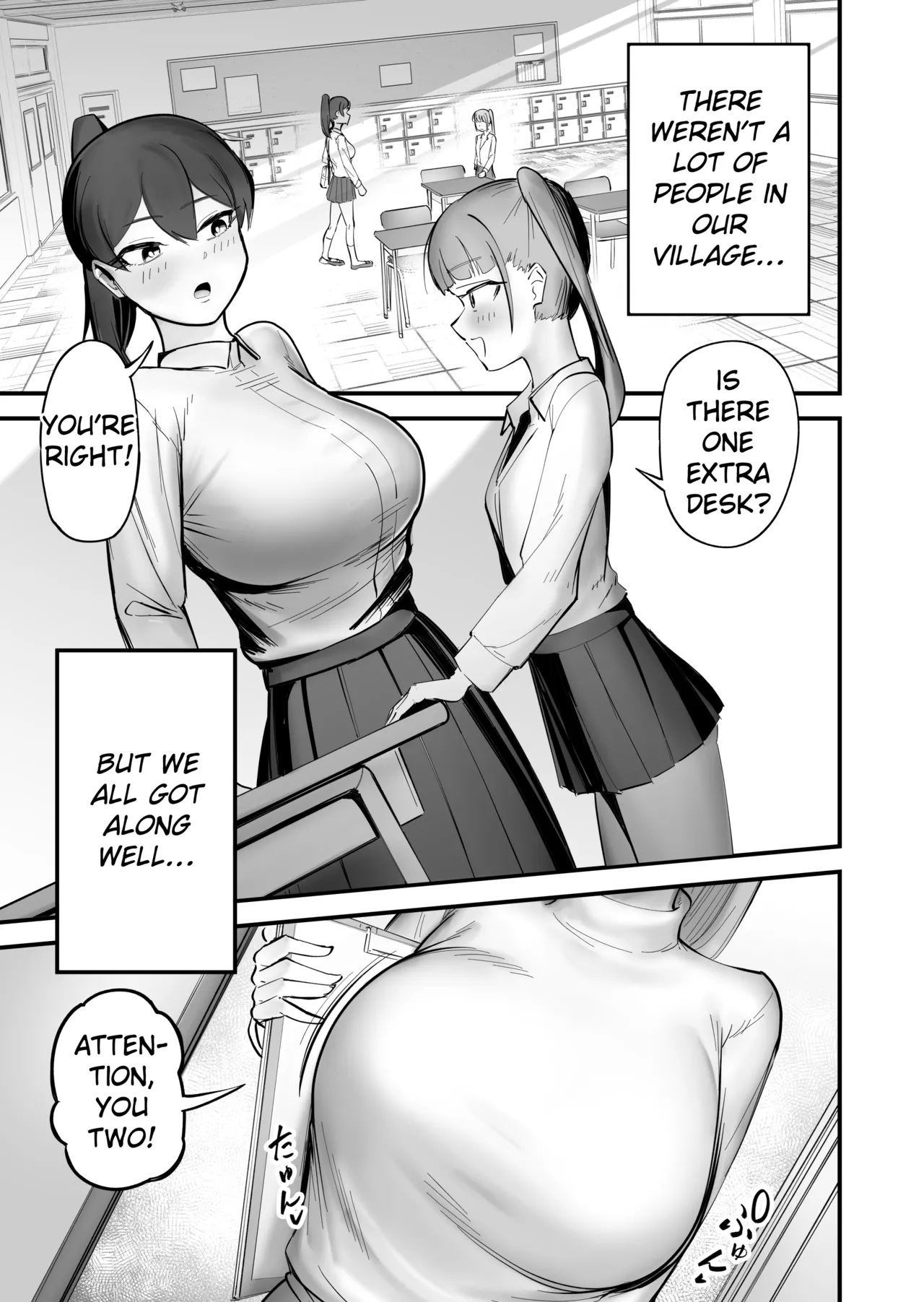 Nodoka na Inaka ni Futanari ga Kite Zenbu Bukkowareta Hanashi Chapter 1 - page 3