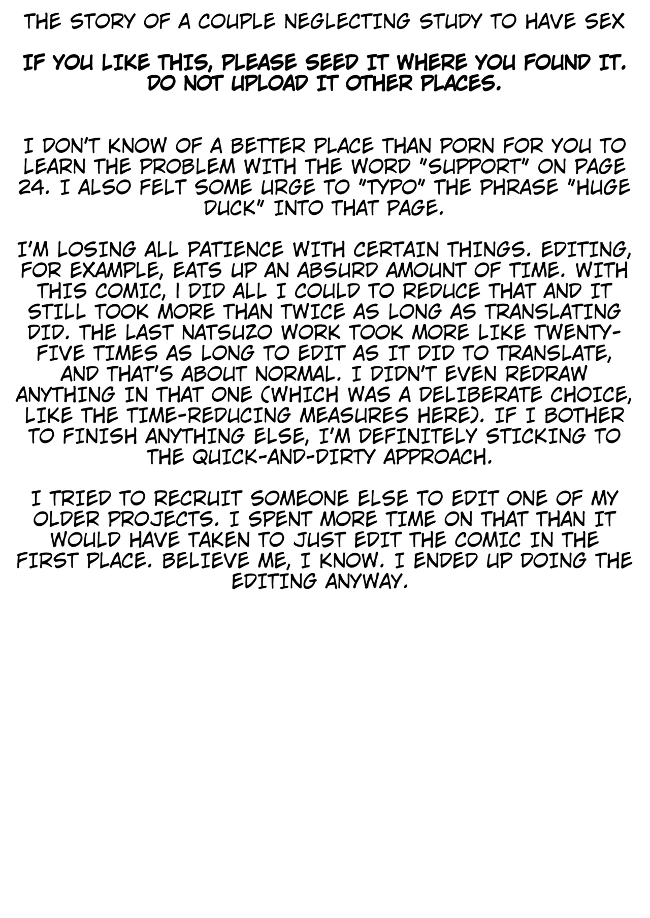 The Story of a Couple Neglecting Study to Have Sex Chapter 1 - page 6