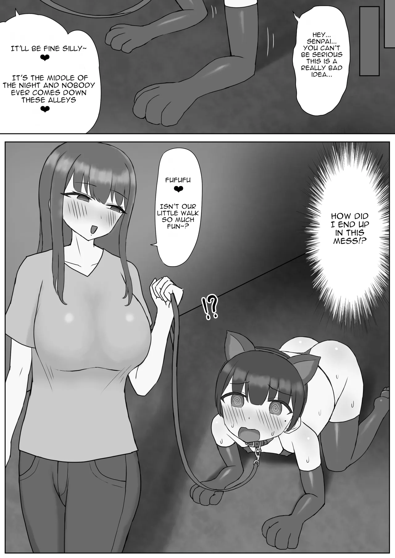 Futanari Toshiue Kanojo no Pet ken Maso Onaho ni Sarechaimashita... Chapter 1 - page 10