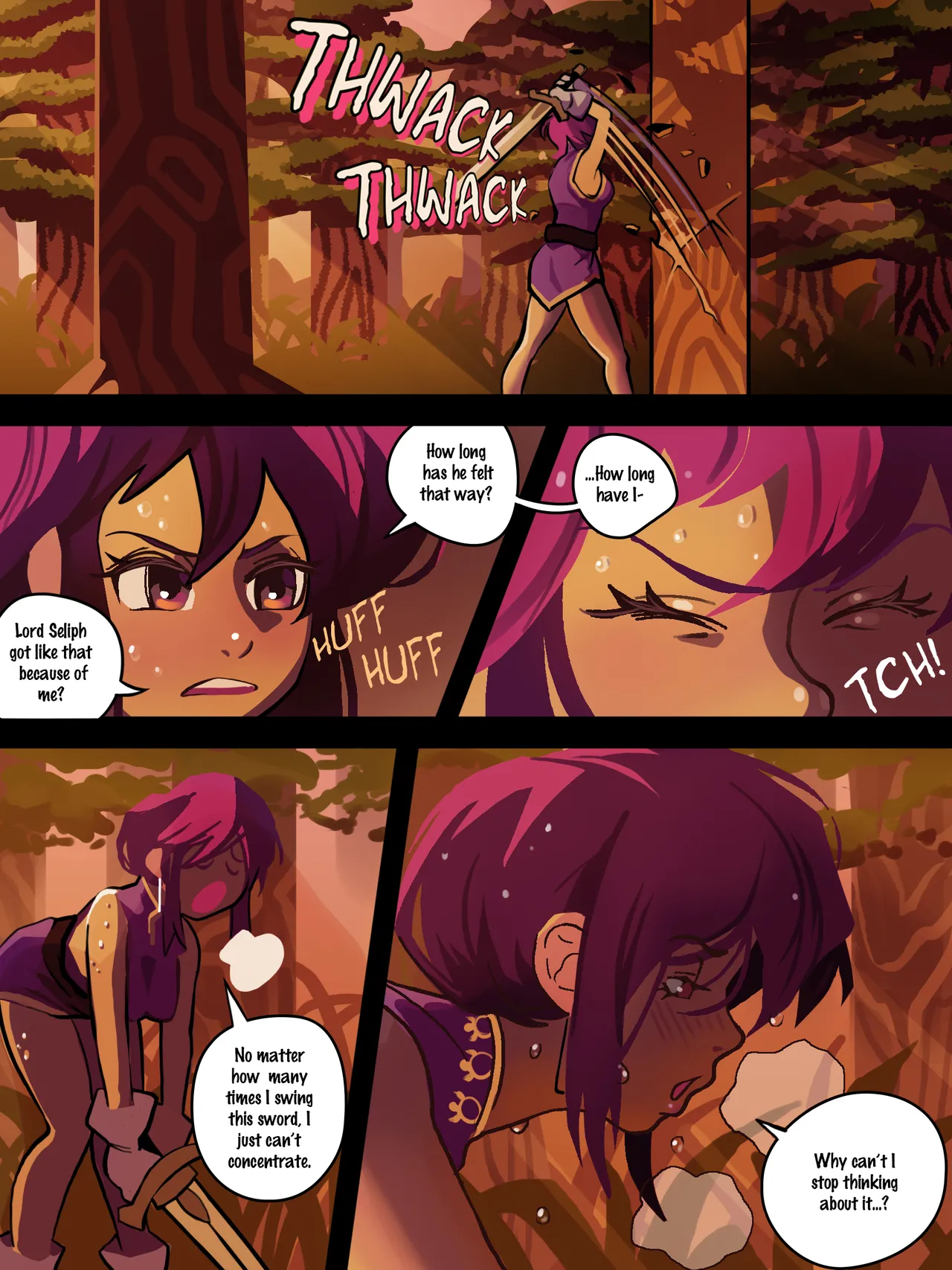 Larcei's Intimate Duel Chapter 1 - page 12