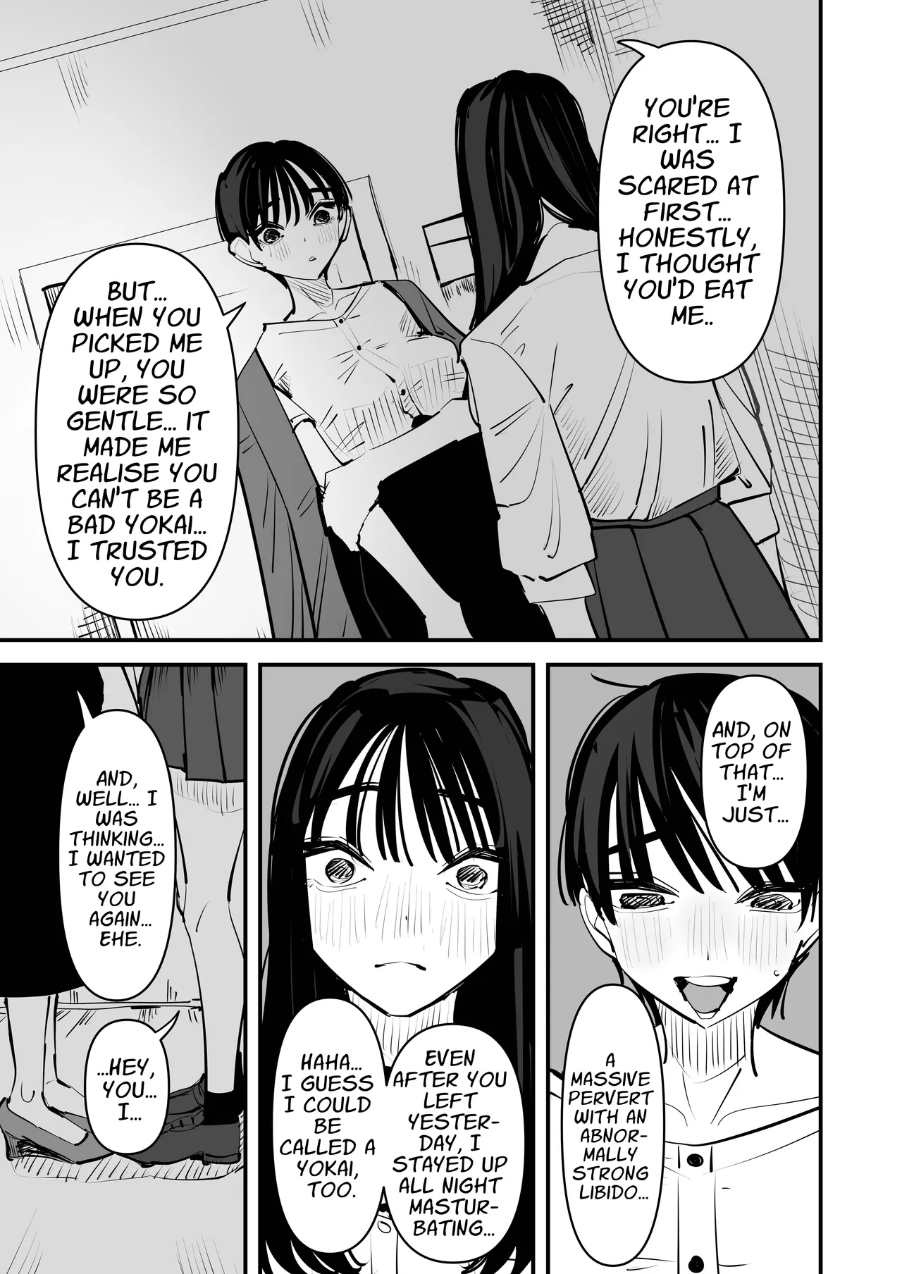 Rokurokubi no Onnanoko to Yuri SEX Shita Hanashi Chapter 1 - page 24