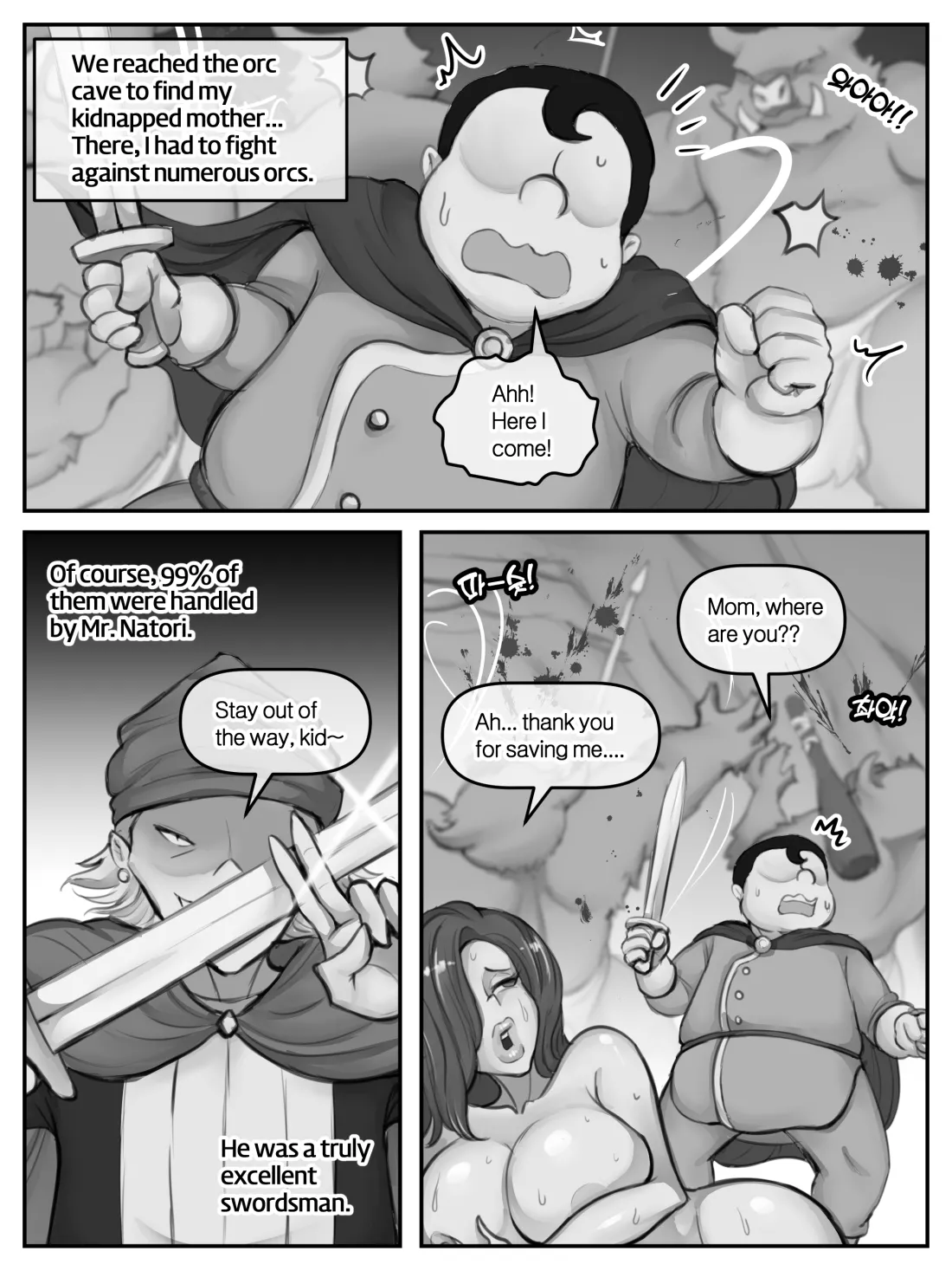 Mama and Mama's Boy gets Isekai'd Season 1 Chapter 1 - page 30