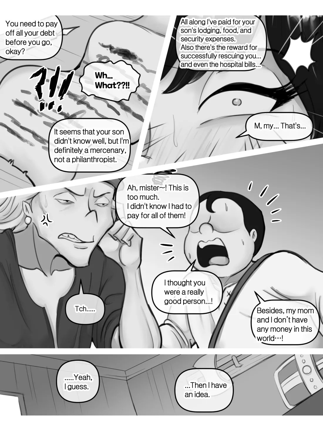 Mama and Mama's Boy gets Isekai'd Season 1 Chapter 1 - page 36