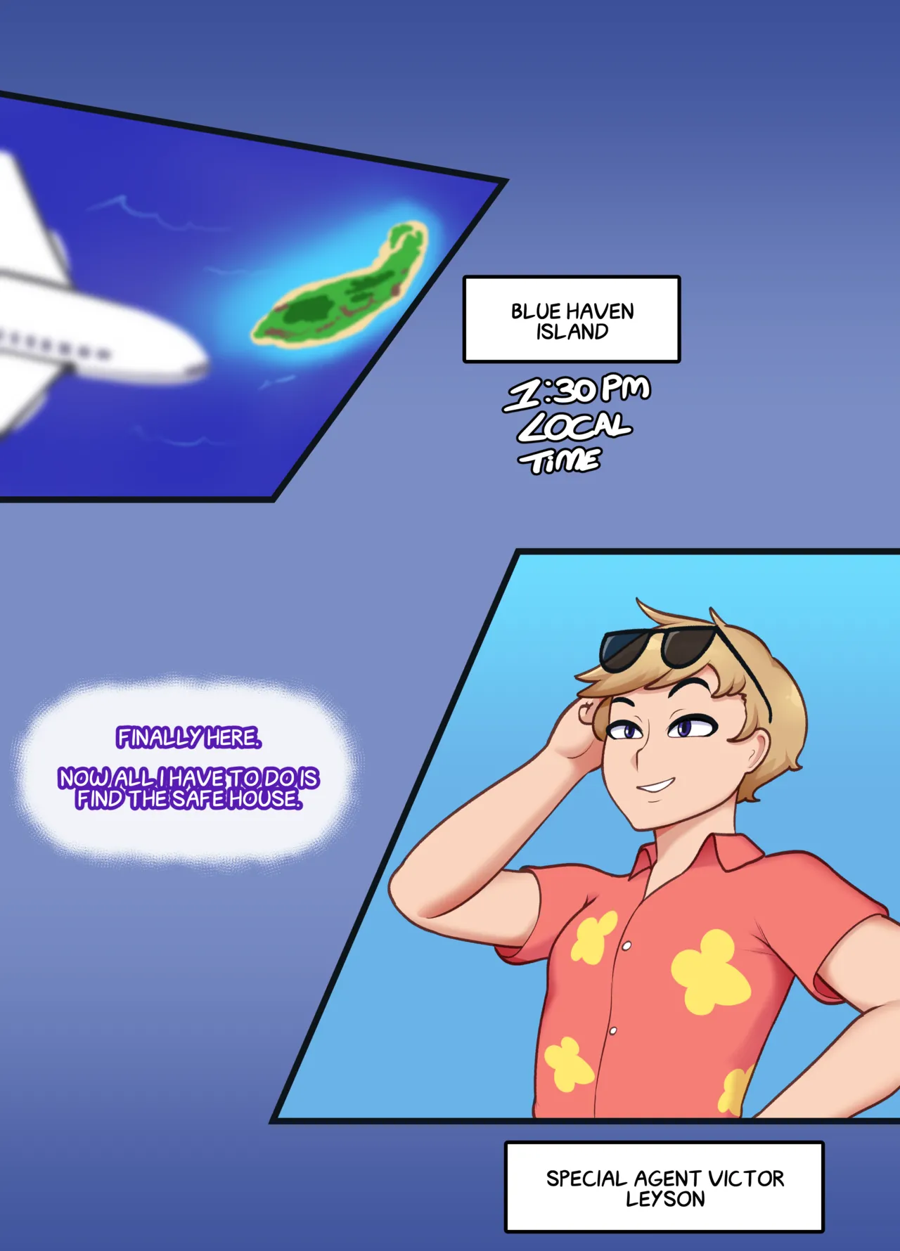 Deep Cover: Bimbofication in Paradise Chapter 1 - page 1