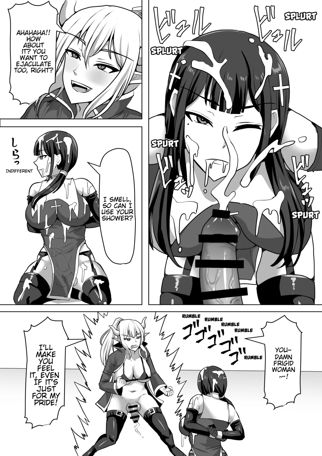 Futanari Ejaculation Management! 4 ~The Exorcist Apostle Who Will Ejaculate in 100 Days, Reiko~ Chapter 1 - page 42