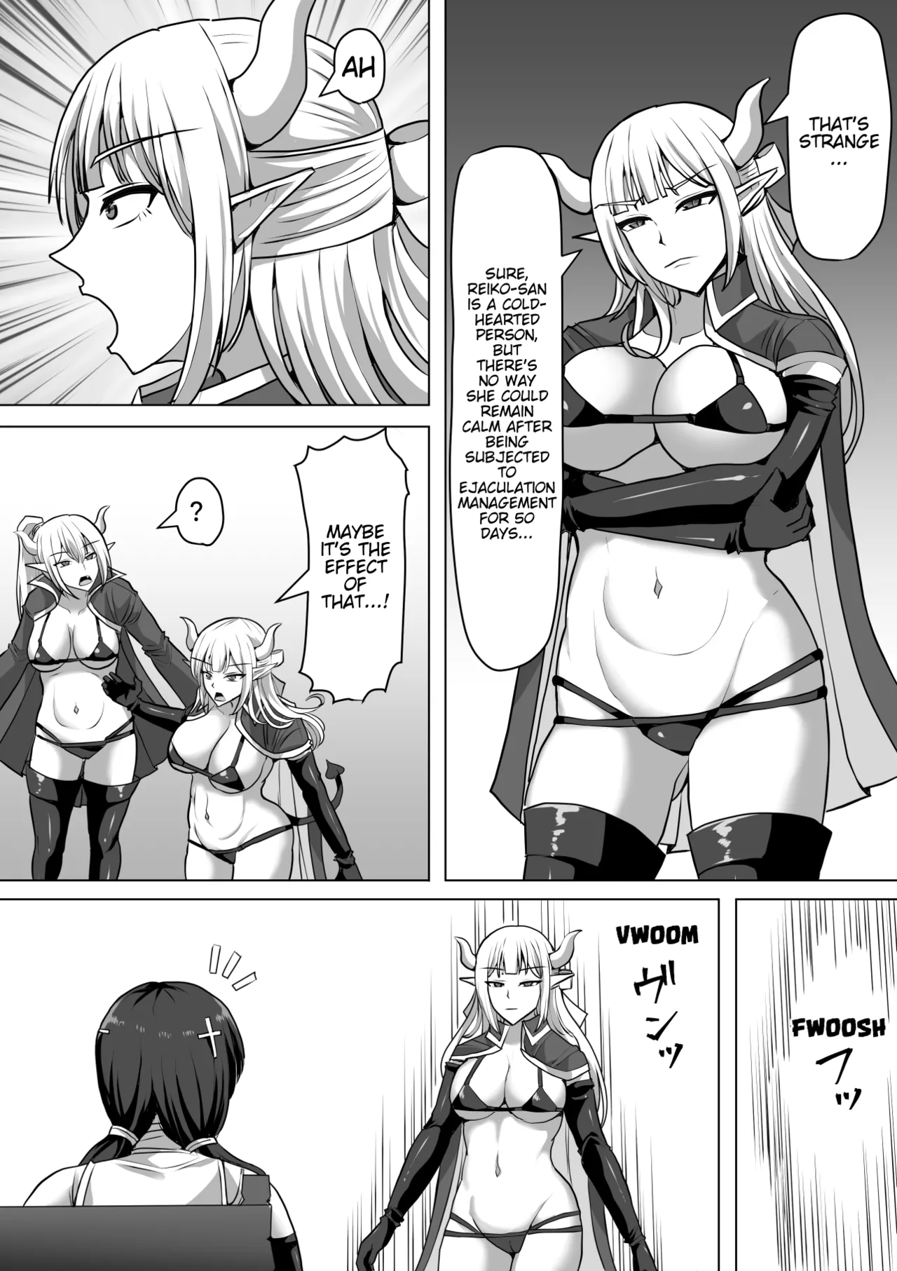 Futanari Ejaculation Management! 4 ~The Exorcist Apostle Who Will Ejaculate in 100 Days, Reiko~ Chapter 1 - page 50