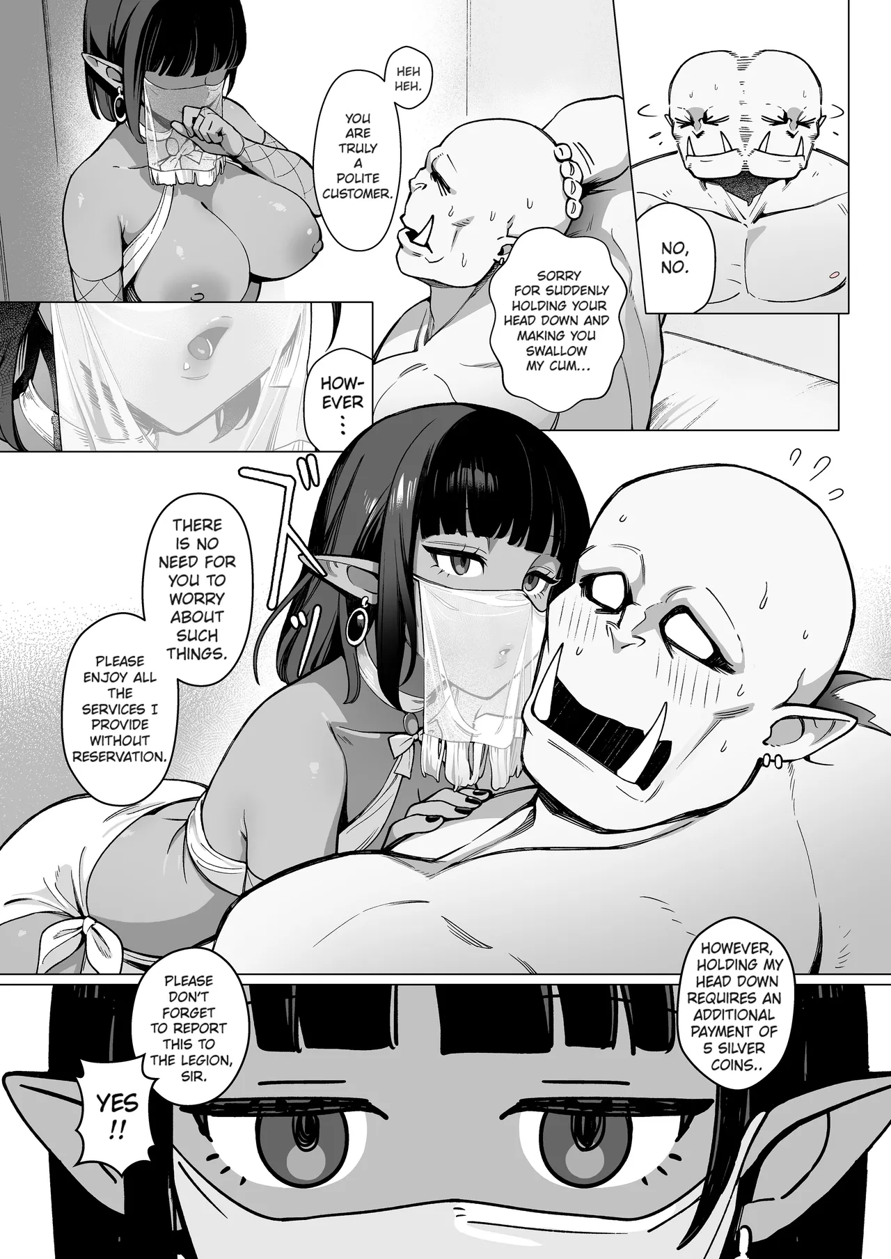Yosei Shoukan 3-goushitsu Lacy ~Kasshoku Hada Elf o Shimei Shita Dotei Orc~ 1 Chapter 1 - page 15