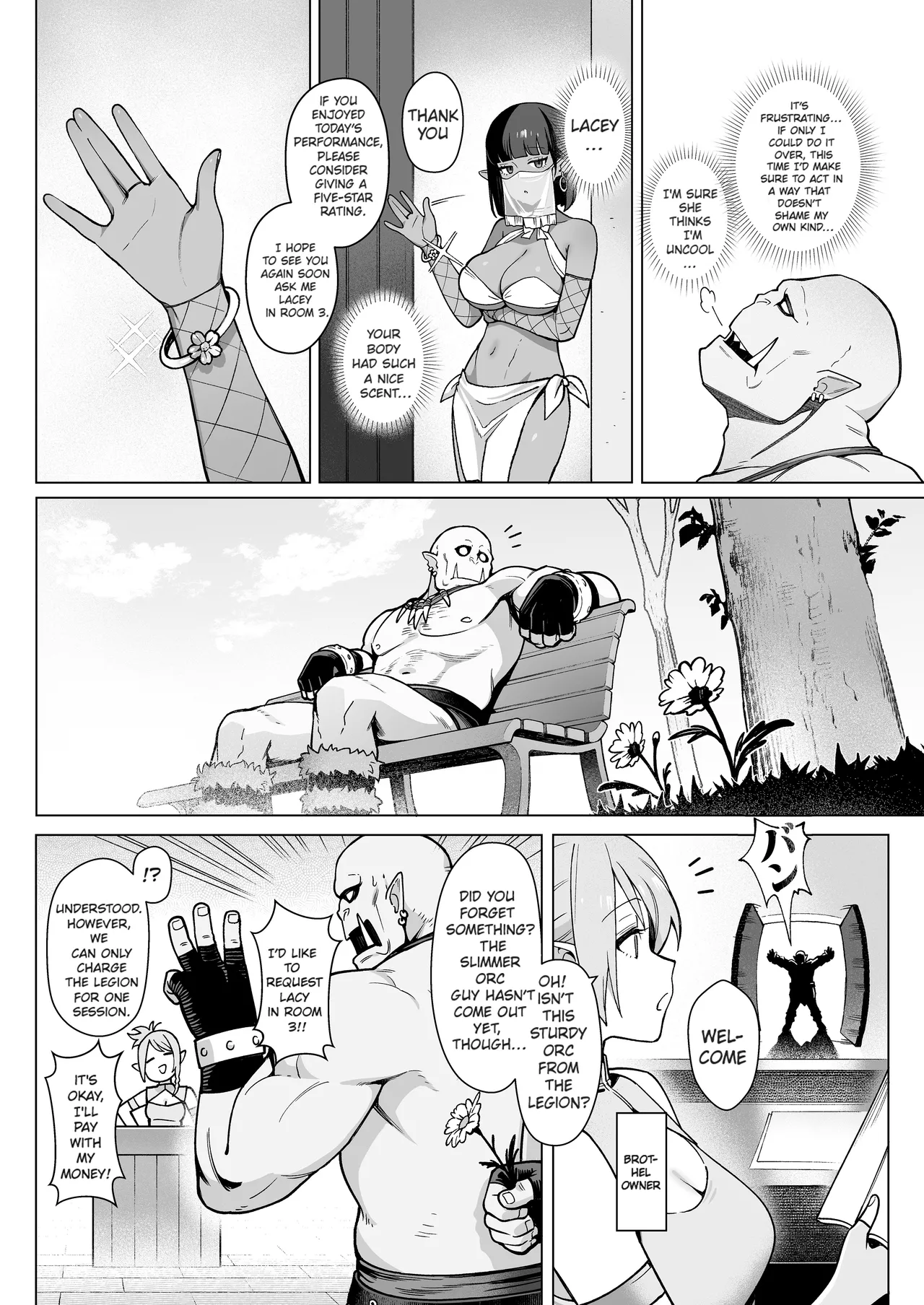 Yosei Shoukan 3-goushitsu Lacy ~Kasshoku Hada Elf o Shimei Shita Dotei Orc~ 1 Chapter 1 - page 25