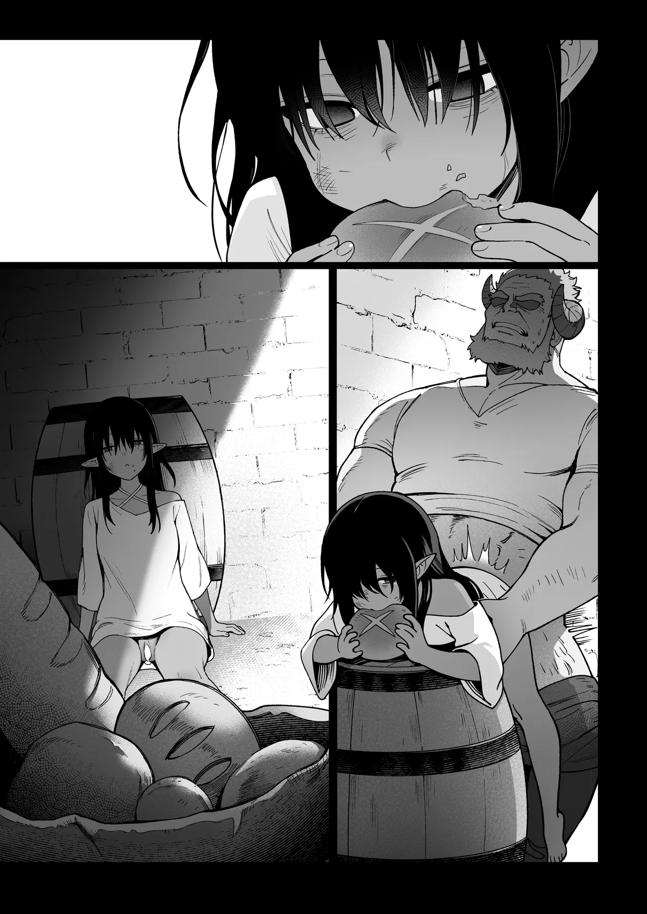 Yosei Shoukan 3-goushitsu Lacy ~Kasshoku Hada Elf o Shimei Shita Dotei Orc~ 1 Chapter 1 - page 29