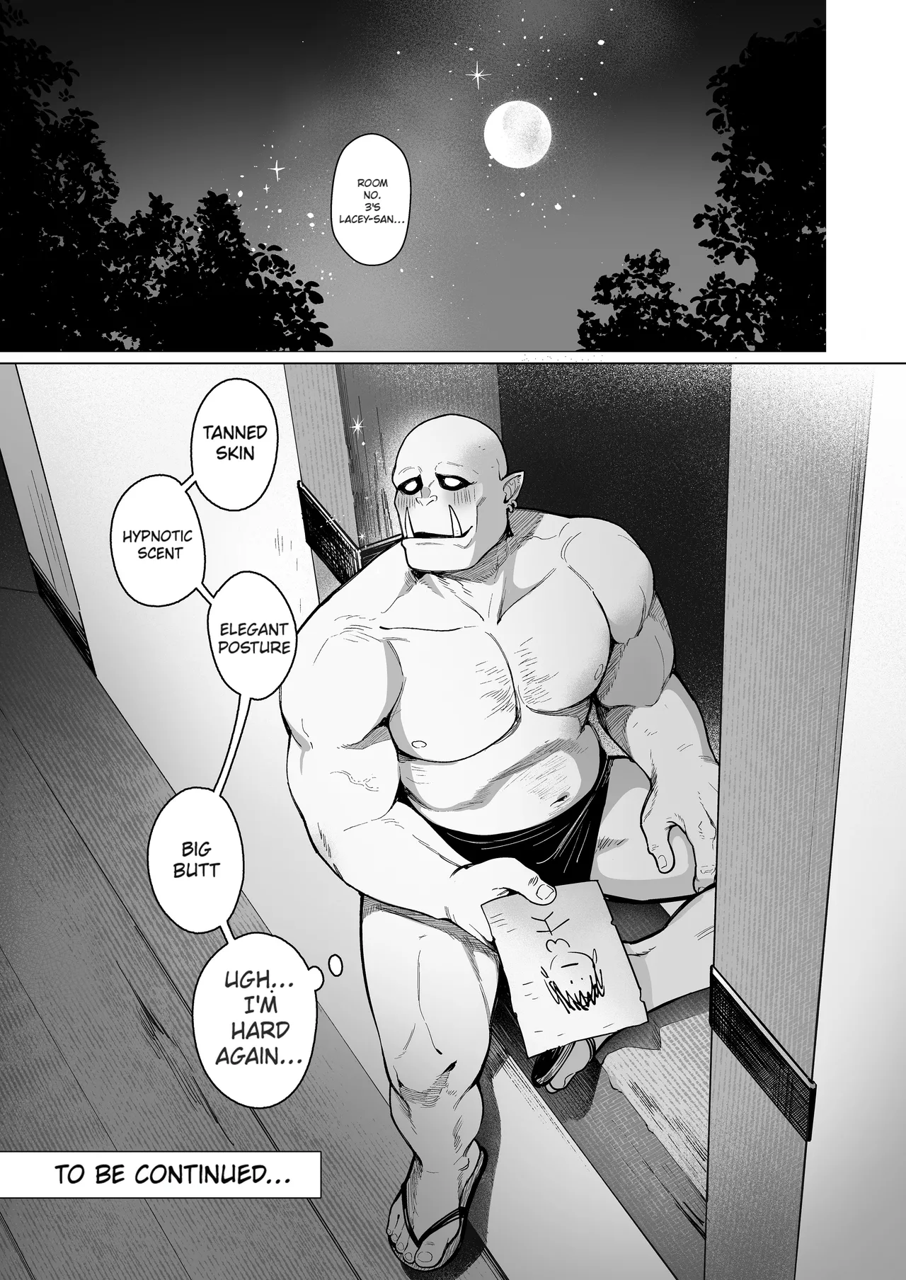 Yosei Shoukan 3-goushitsu Lacy ~Kasshoku Hada Elf o Shimei Shita Dotei Orc~ 1 Chapter 1 - page 46