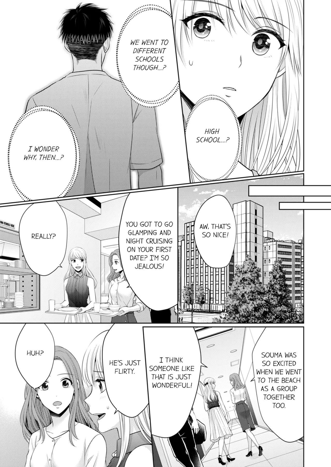Yubisaki Kara Honki no Netsujō ～ Chara Otoko Shōbōshi wa Massuguna me de Watashi o Daita ～ Chapter 6-7 - page 34